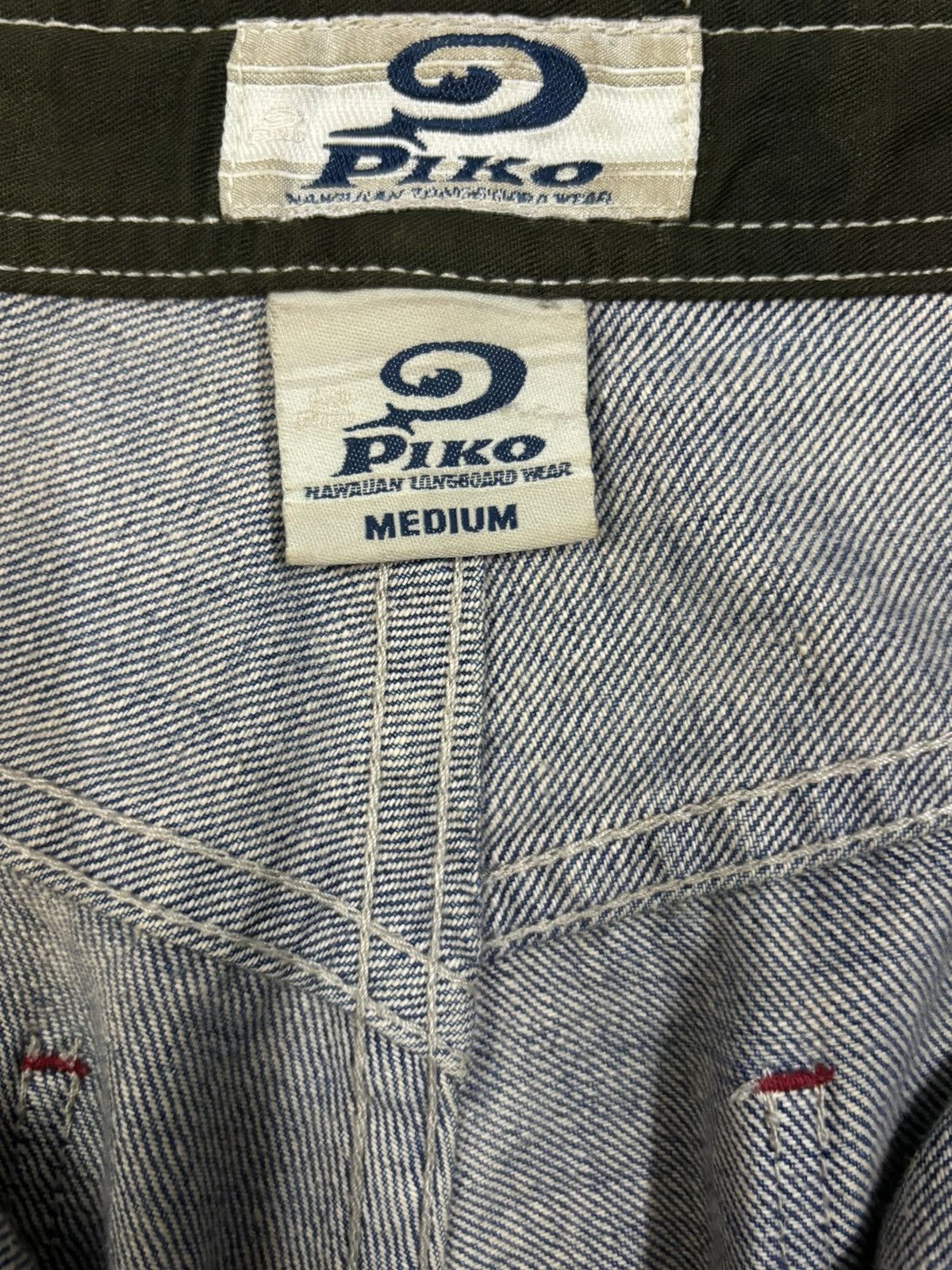 JNCO Vintage Y2K Japanese Brand Piko Baggy Cargo Jeans Size US 29 - 18 Thumbnail