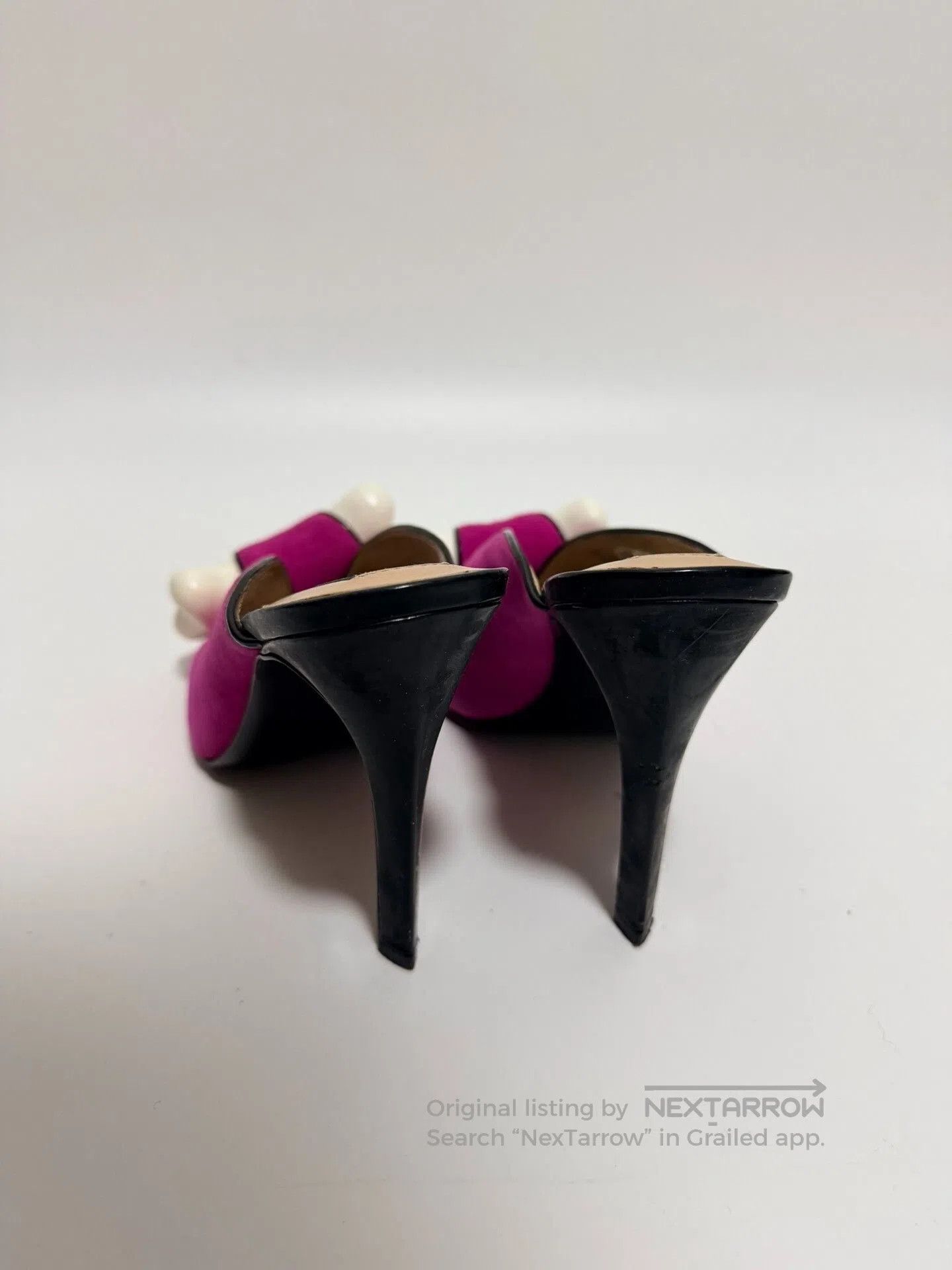 Jeremy Scott Jeremy Scott 2010SS Pink Bone Heel Mules. Size US 7 / IT 37 - 8 Thumbnail