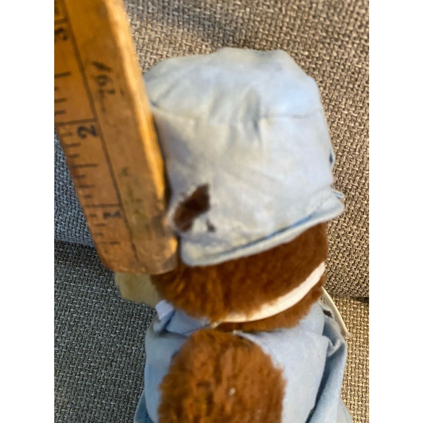Vintage Vintage 80s Russ Berrie "Scrubby" Stuffed Bear Animal Size ONE SIZE - 7 Thumbnail