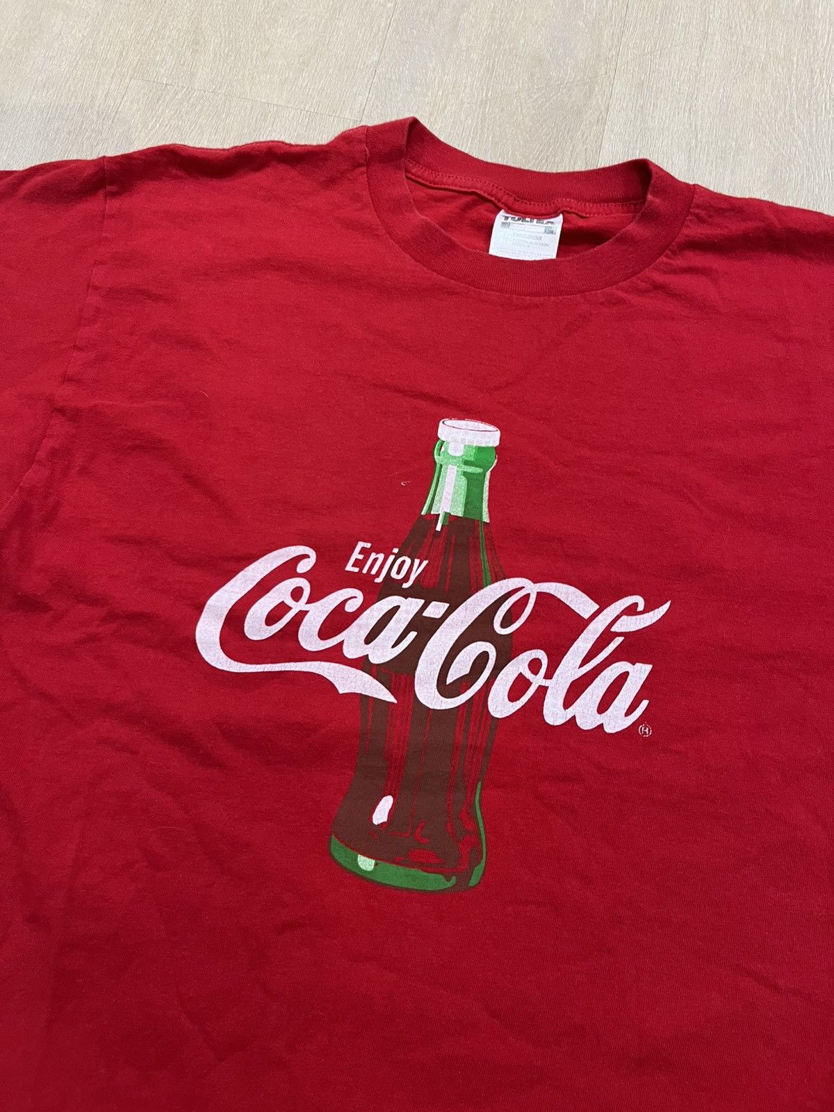Tultex Vintage Coca-Cola Shirt Size US L / EU 52-54 / 3 - 2 Thumbnail