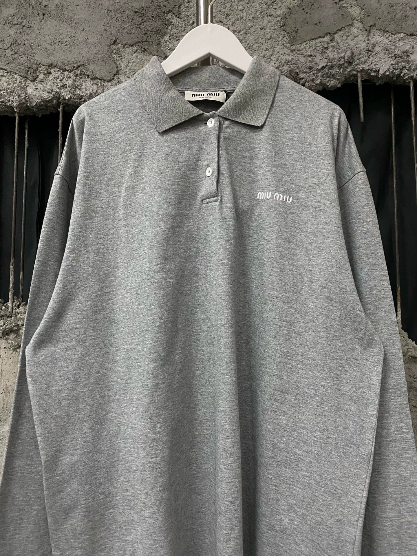 Miu Miu MIU MIU 25 Polo Long-Sleeve XS NEW Size XS / US 0-2 / IT 36-38 - 3 Thumbnail