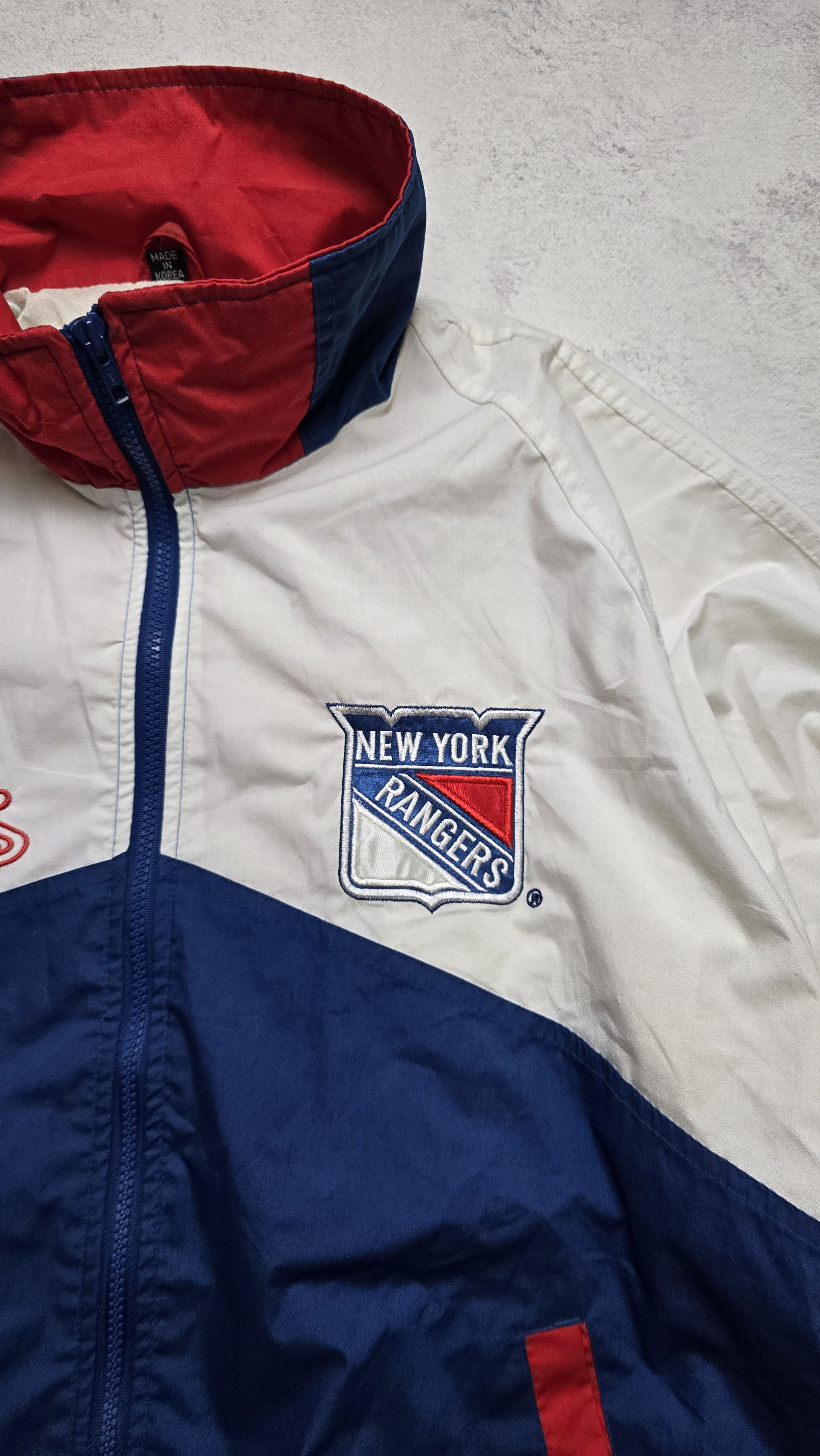 Pro Player Rare Vintage 90's NHL New York Rangers Light Jacket Big Logo Size US M / EU 48-50 / 2 - 13 Thumbnail