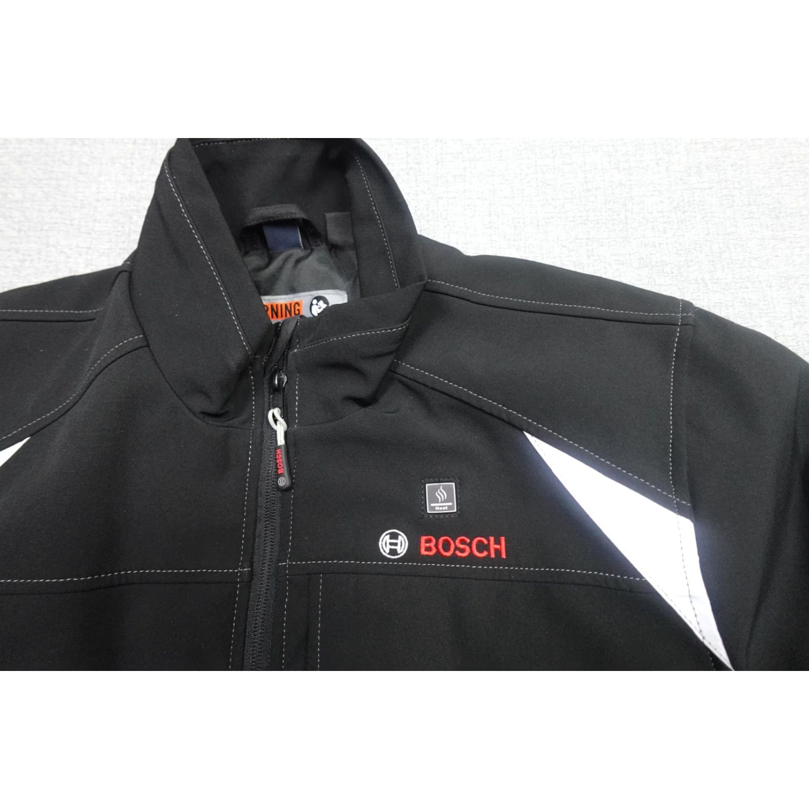 Vintage Bosch Heated Jacket Mens Large Black Soft Shell Untested Factory Reconditioned Size L / US 10 / IT 46 - 3 Thumbnail