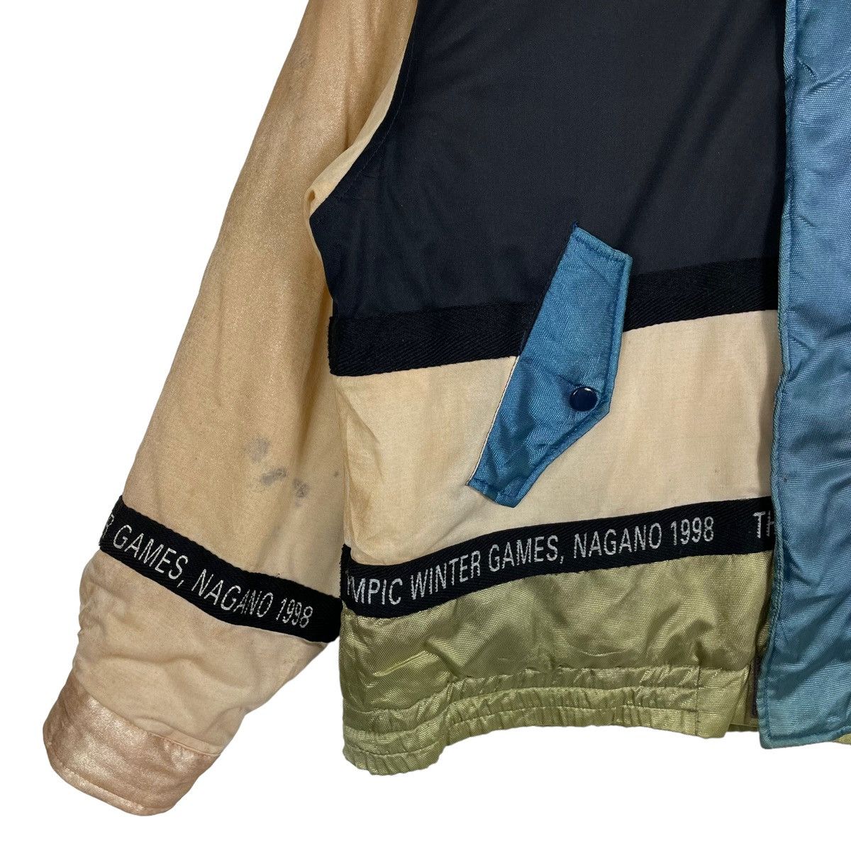 Japanese Brand × USA Olympics × Vintage 💥98 NAGANO OLYMPIC GEORGIA BOMBER JACKET Size US L / EU 52-54 / 3 - 4 Thumbnail