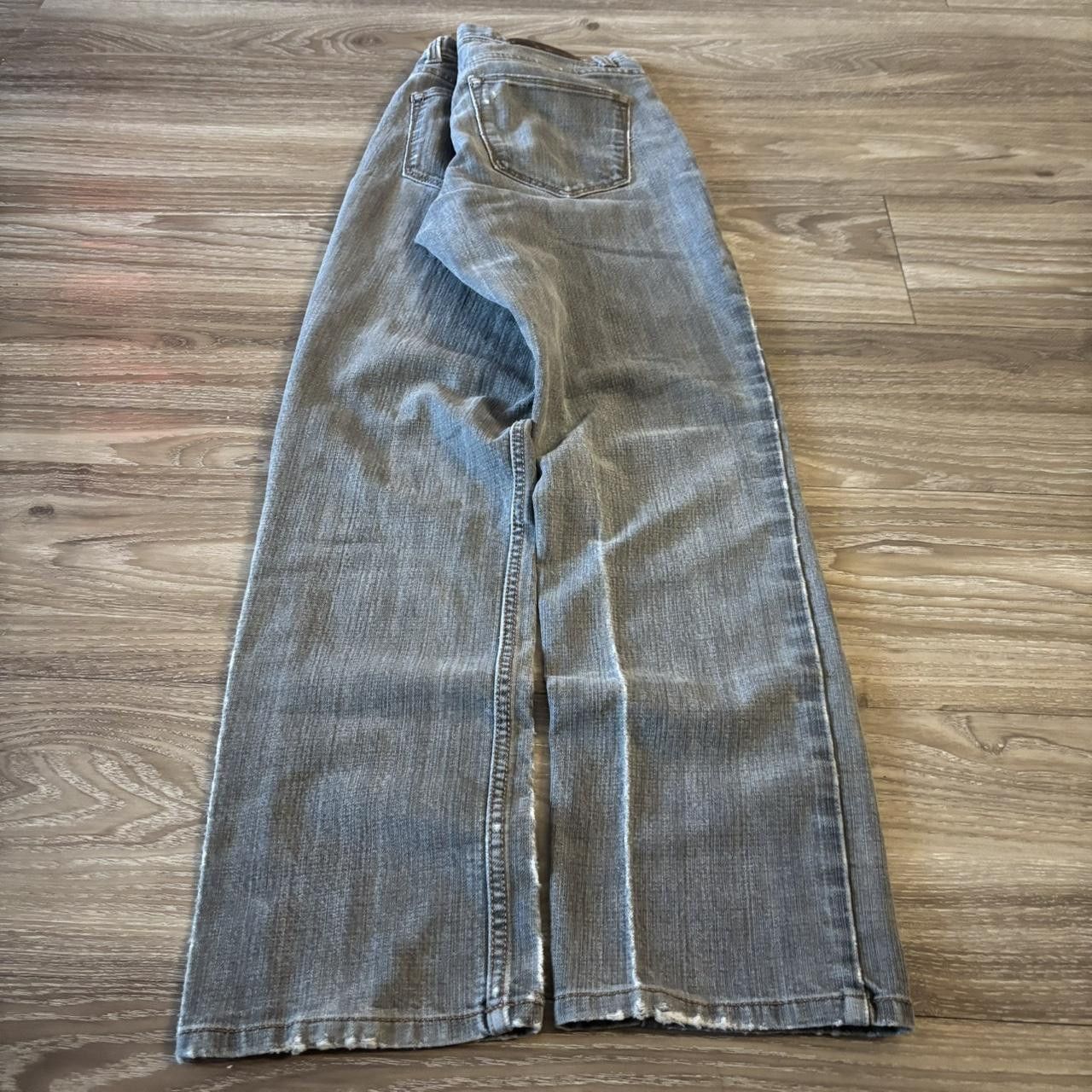 Perry Ellis Crazy Vintage Y2K/2000s Grunge Faded Grey Perry Ellis Slim Denim Jeans! 30x30 Size US 30 / EU 46 - 4 Thumbnail