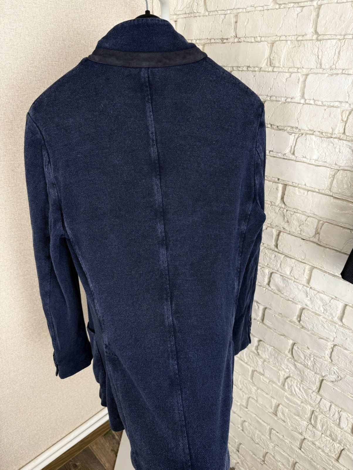 Loro Piana Loro Piana Blue Silk Light Blazer Jacket Size US L / EU 52-54 / 3 - 13 Thumbnail