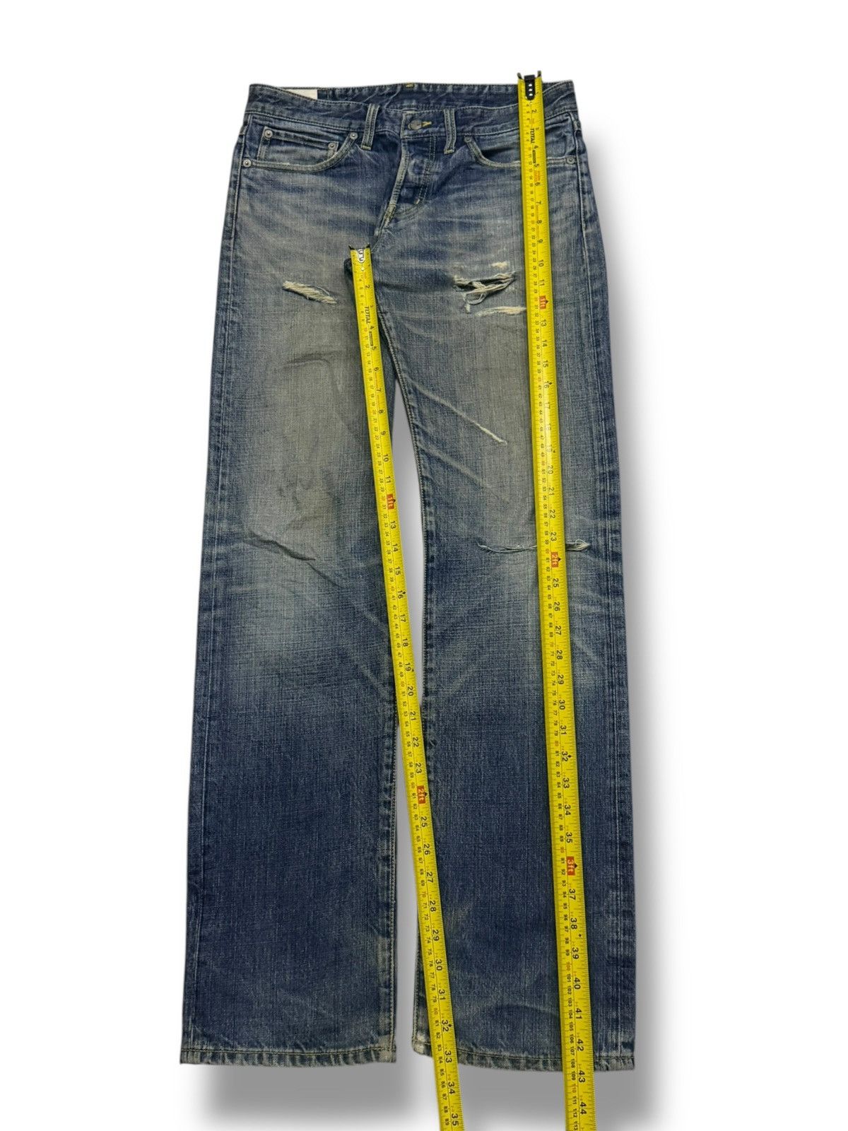 Takeo Kikuchi Vintage 00s Takeo Kikuchi Japanese designer Denim Jeans |W32 Size US 32 / EU 48 - 14 Thumbnail