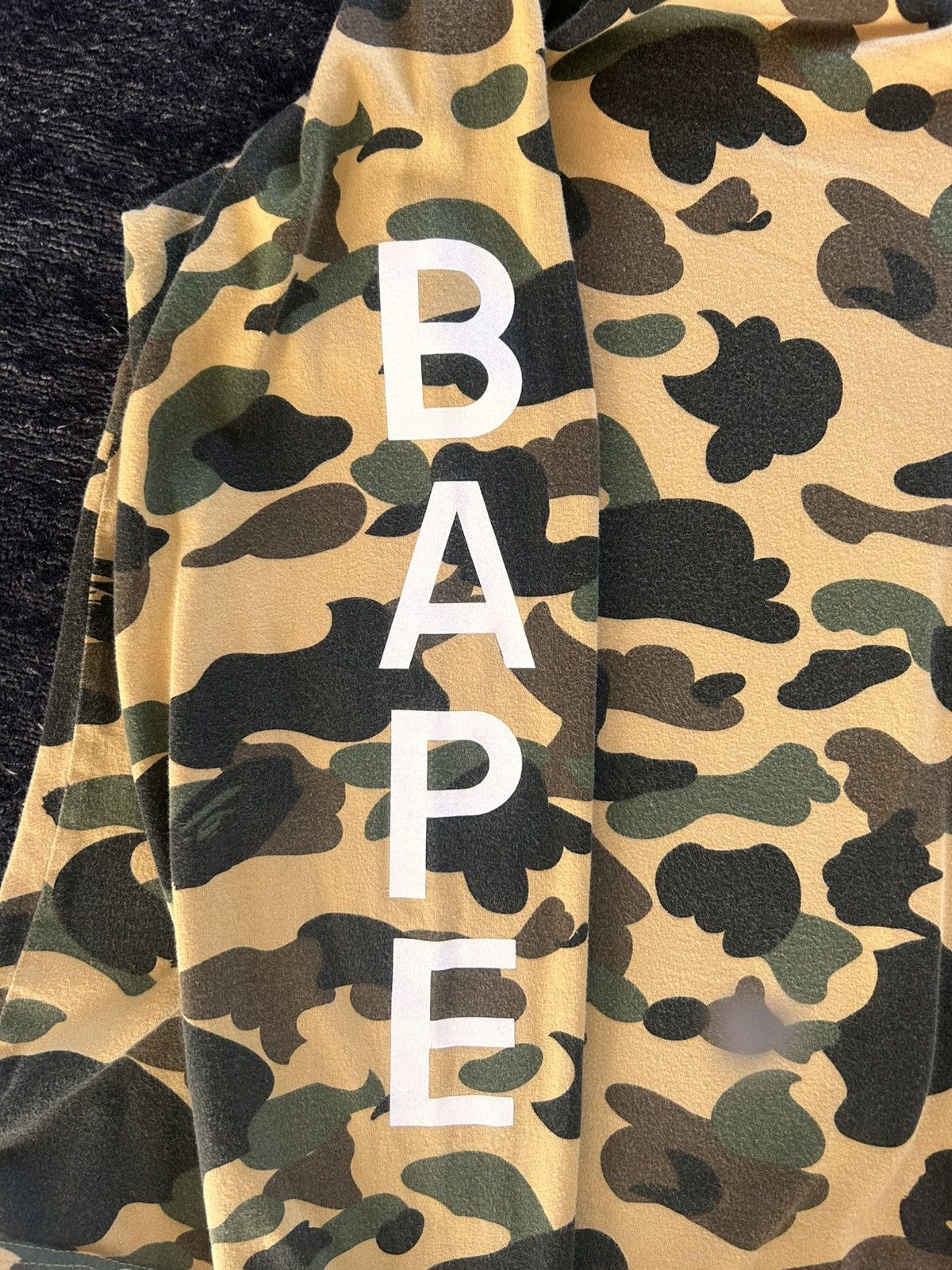 Bape Bape Camo Long Sleeve T-Shirt (L) Size US L / EU 52-54 / 3 - 3 Thumbnail