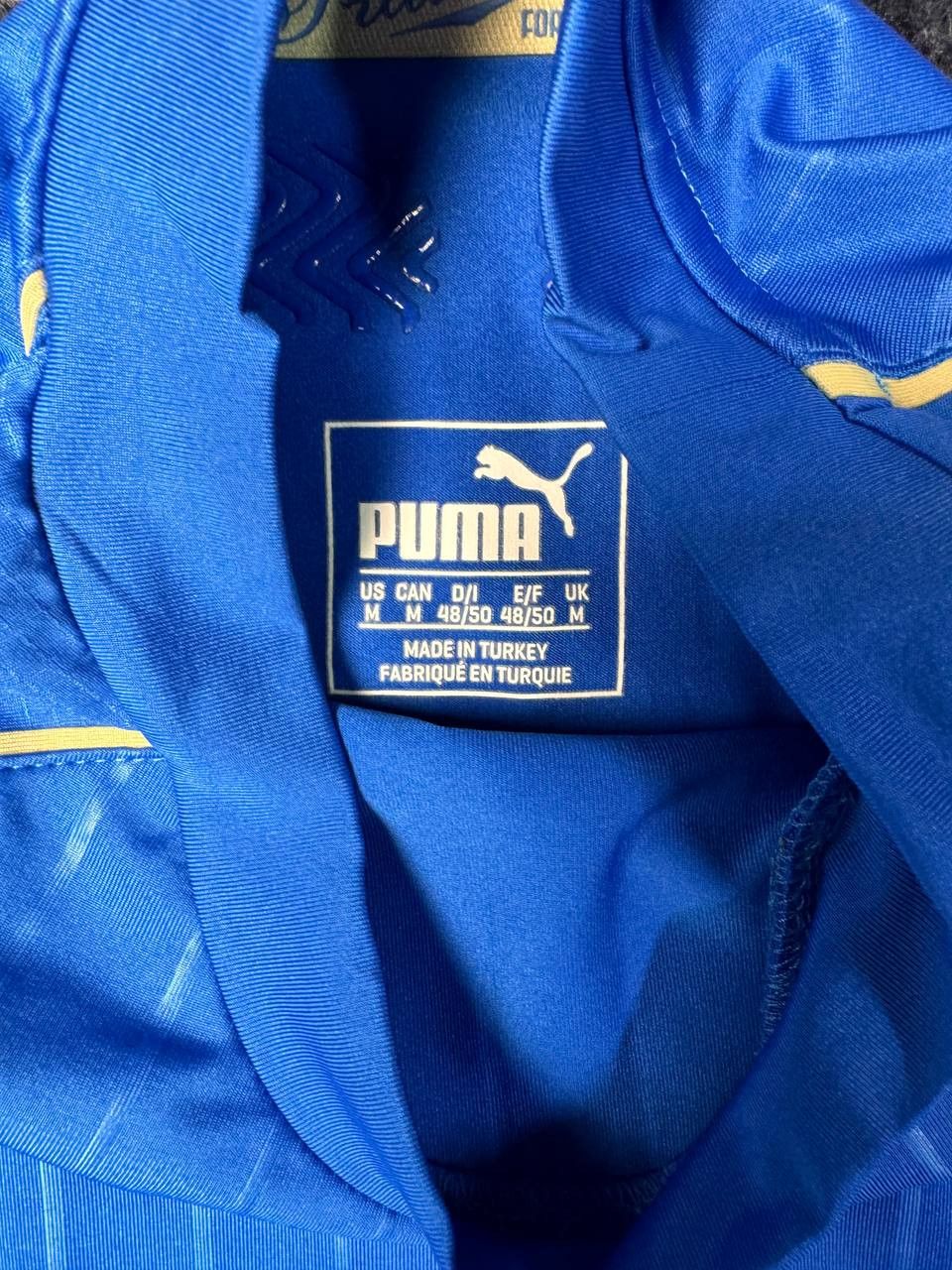 Puma Italy MATCH WORN ISSUED Shirt Maglie 2016 ZAZA SIMONE Size US M / EU 48-50 / 2 - 4 Thumbnail