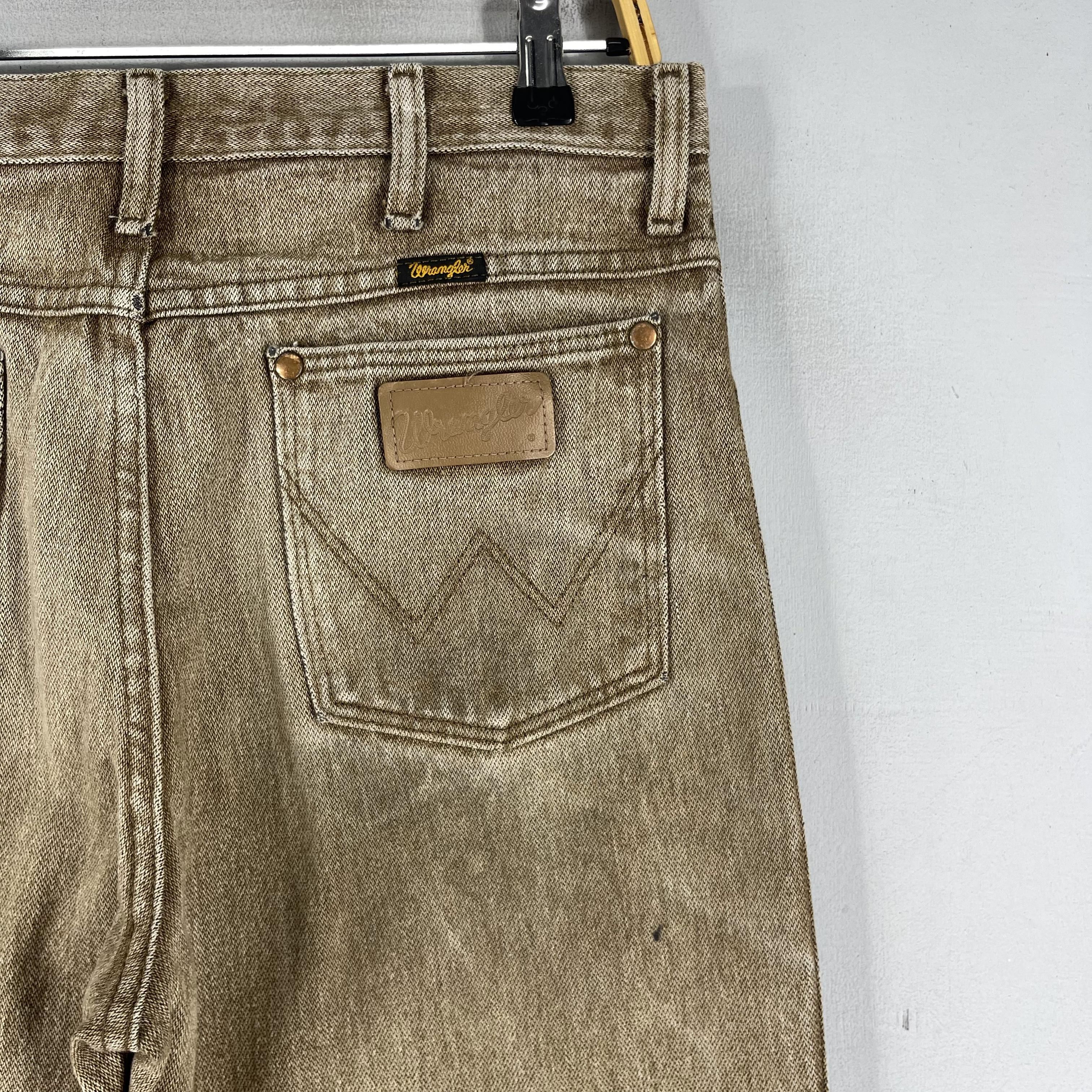 Jean × Wrangler Vintage Distressed Wrangler High Rise Faded Brown Jeans Size US 31 - 9 Thumbnail
