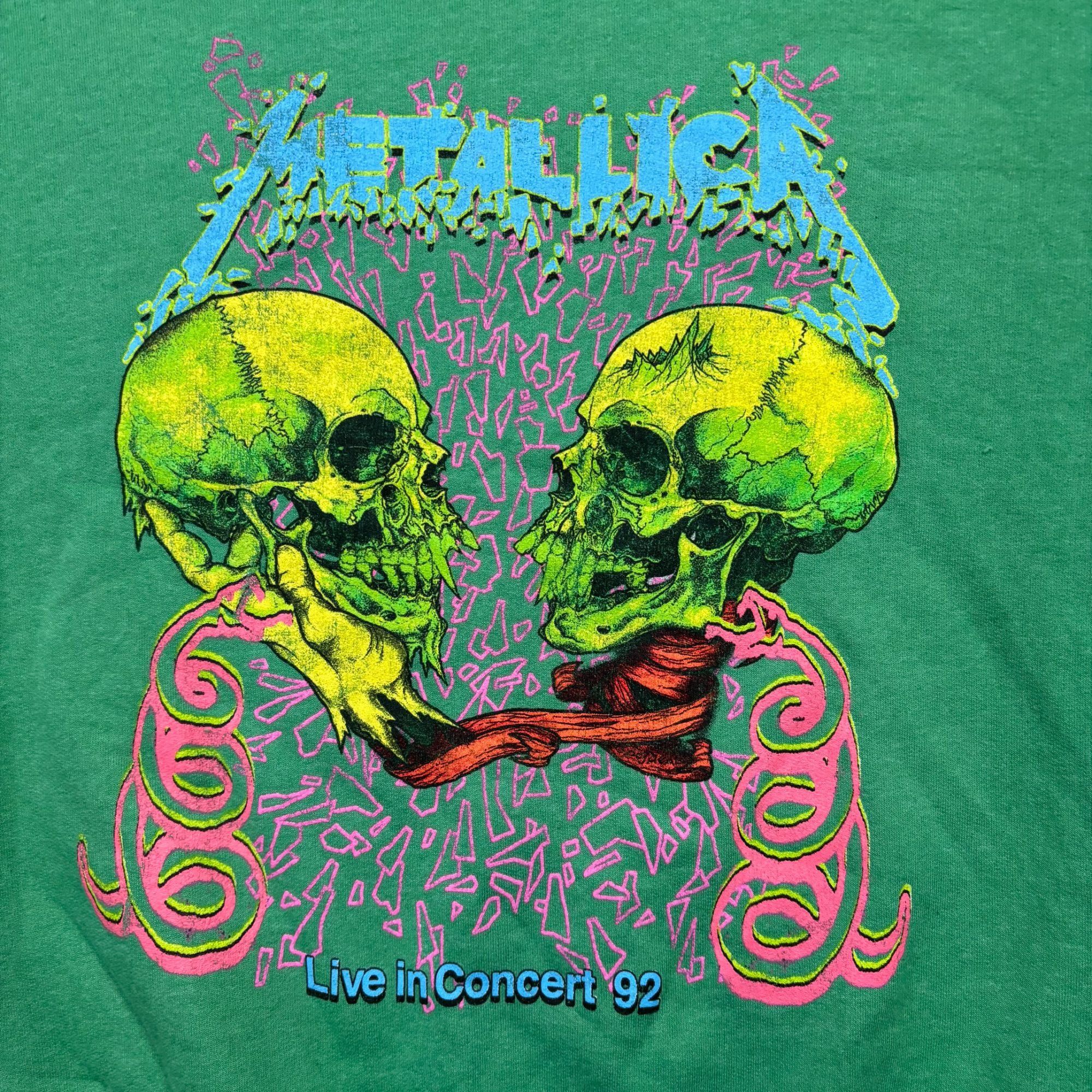 Metallica Metallica Live in Concert 92 Heavy Metal Band Oversized S Size US S / EU 44-46 / 1 - 2 Thumbnail