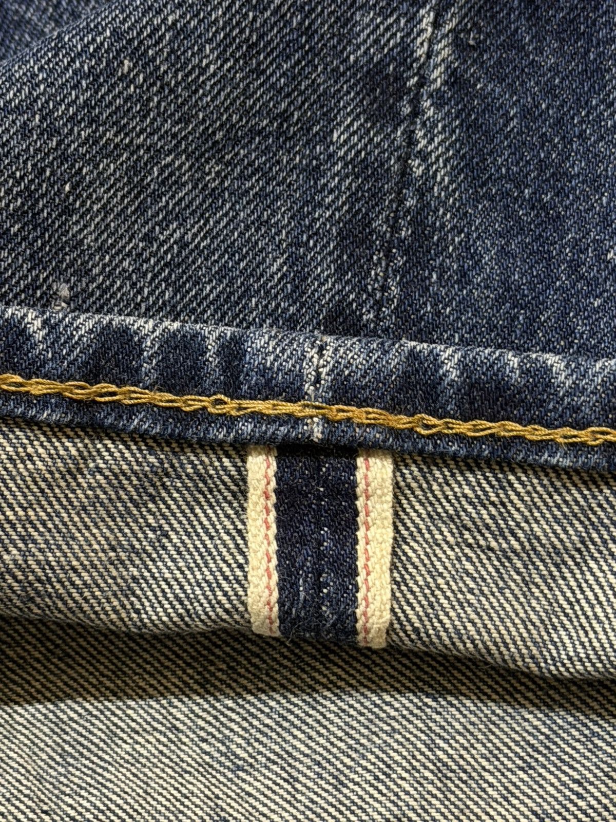 Levi's Vintage 90s Levis 501xx Big E Selvedge Blue Wash Distress Size US 32 / EU 48 - 7 Thumbnail