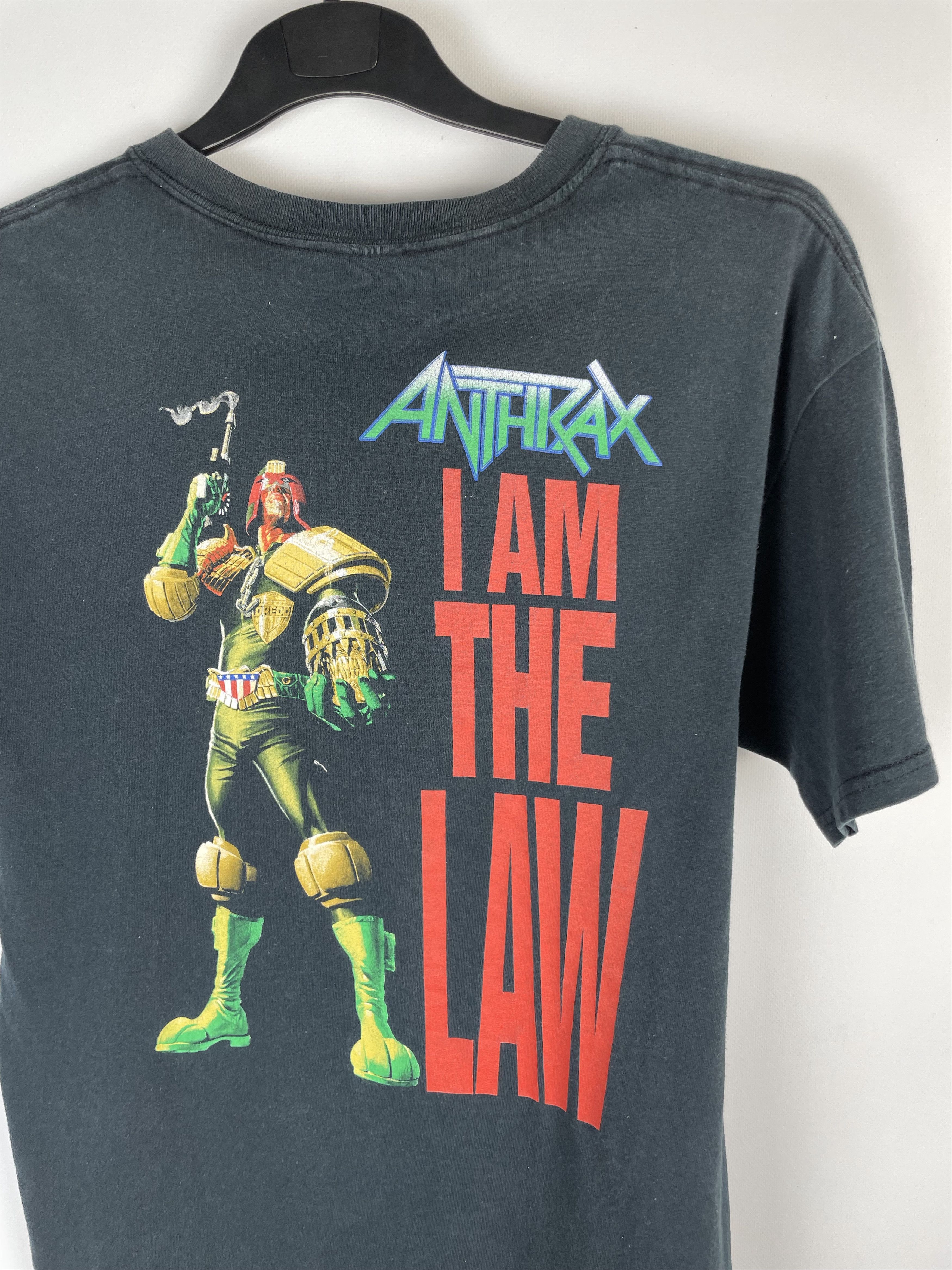 Band Tees × Vintage Vintage Anthrax Tee T-shirt Size US M / EU 48-50 / 2 - 2 Thumbnail