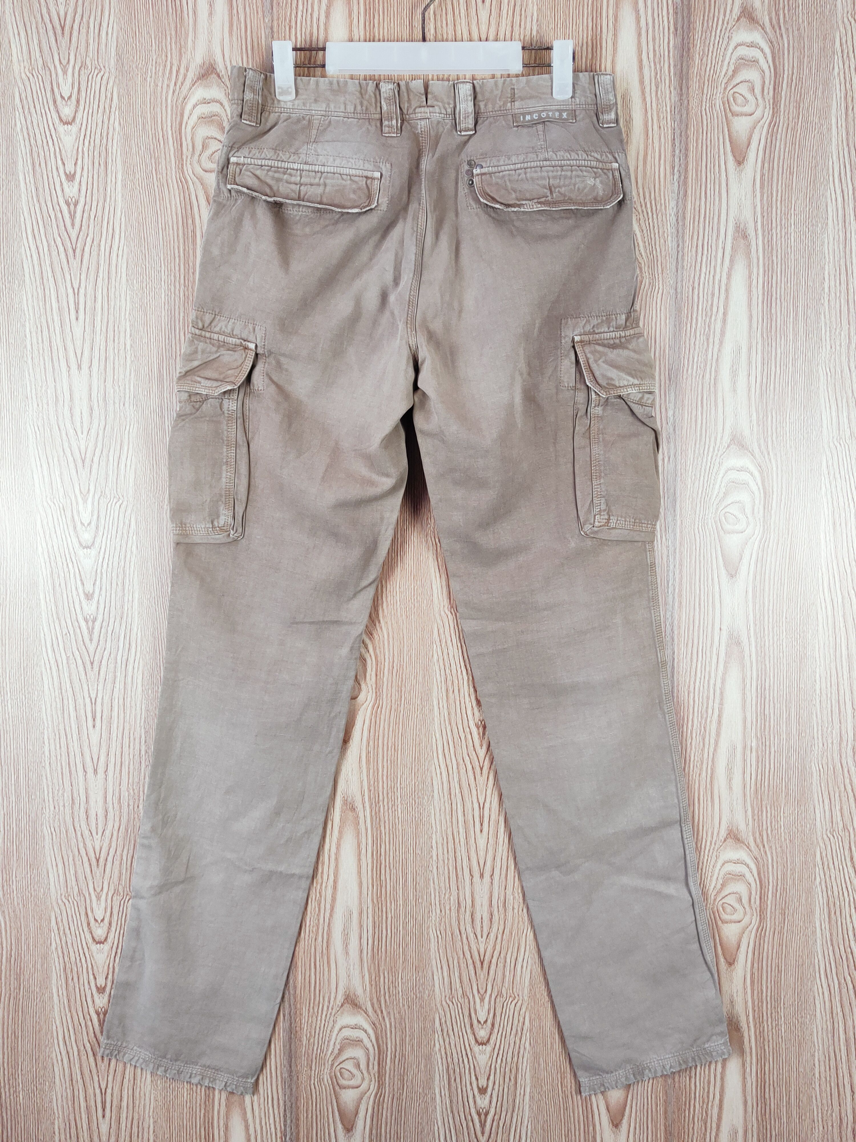 Incotex Incotex Brown Multipocket Tactical Cargo Pants #W641 Size US 31 - 7 Thumbnail