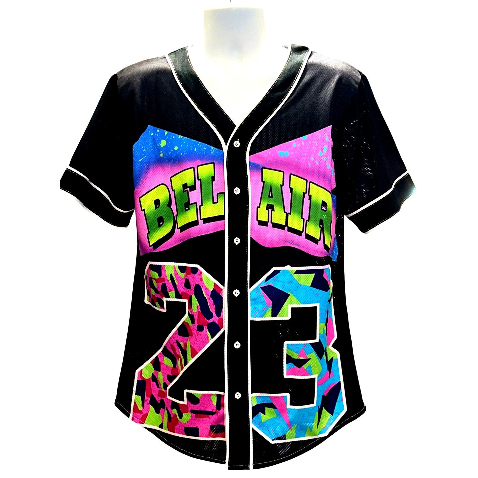 Other CCC Fresh Prince Bel Air 23 Jersey 5XL Black Colorful Print Size US XXL / EU 58 / 5 - 1 Thumbnail