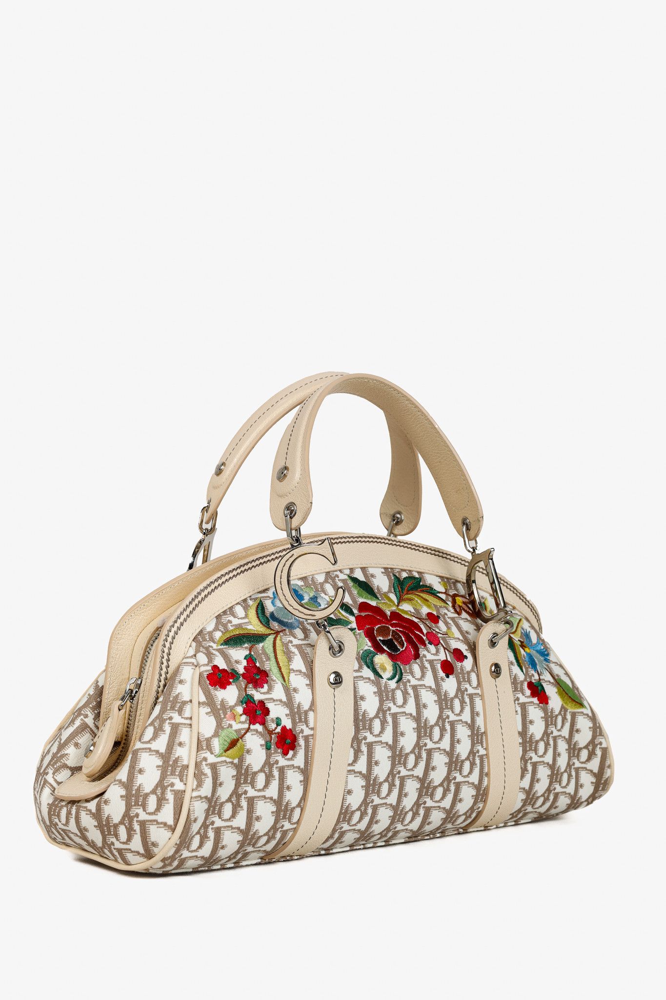 Dior Christian Dior Vintage Flowers Monogram Embroidered Bag Size ONE SIZE - 2 Thumbnail