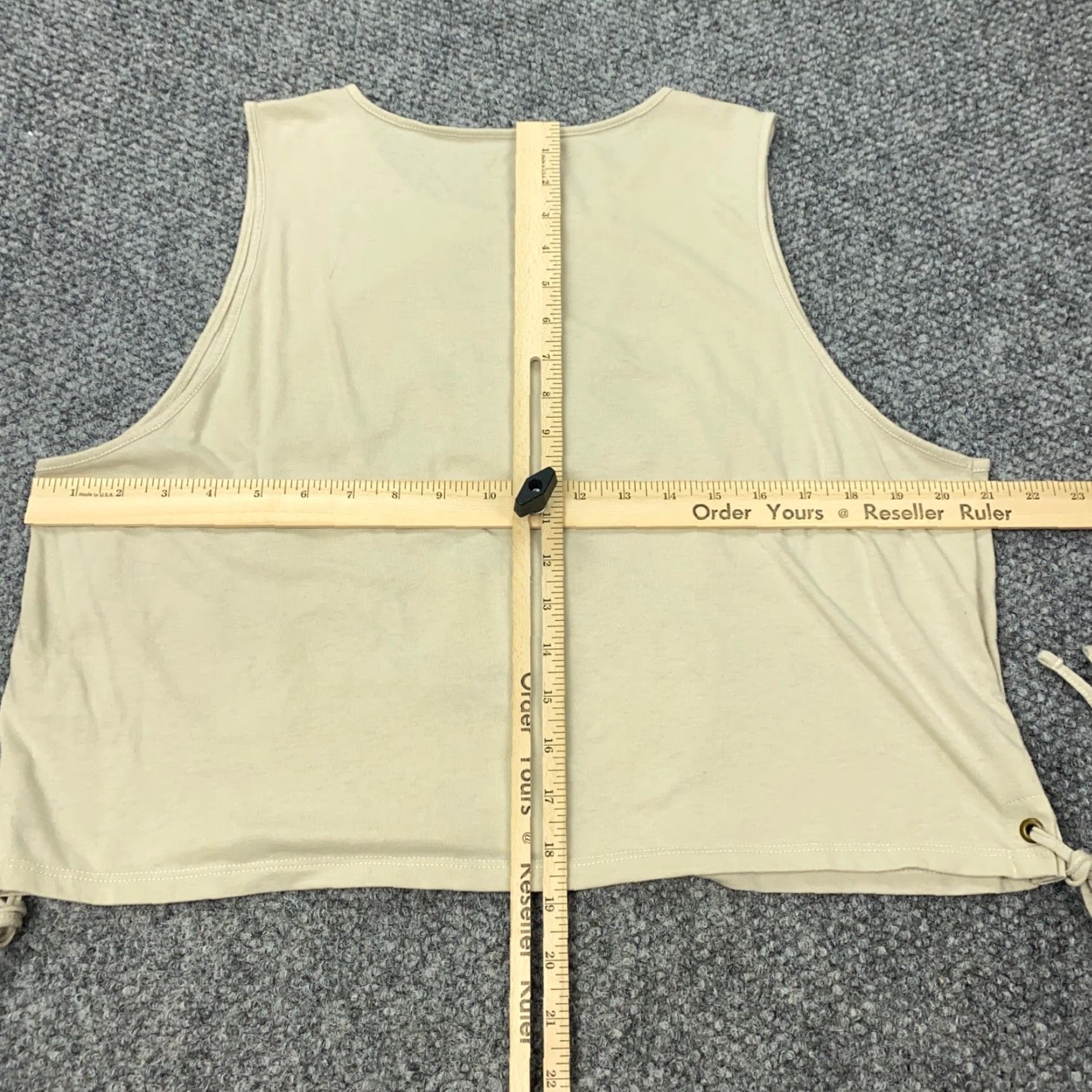 Disney Disney Mickey Mouse Shirt Juniors Size 21 Womens Beige Sleeveless Tank Crop Top Size 3XL / US 20-22 - 7 Thumbnail