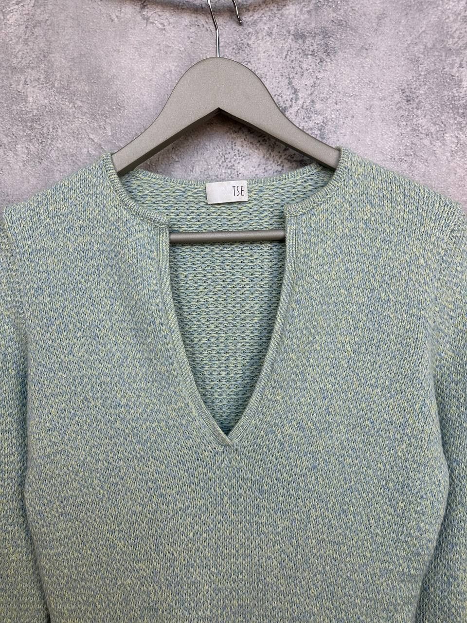 Tse TSE 100% Cashmere Split Neck Sweater Knit Pullover Jumper Size S / US 4 / IT 40 - 4 Thumbnail