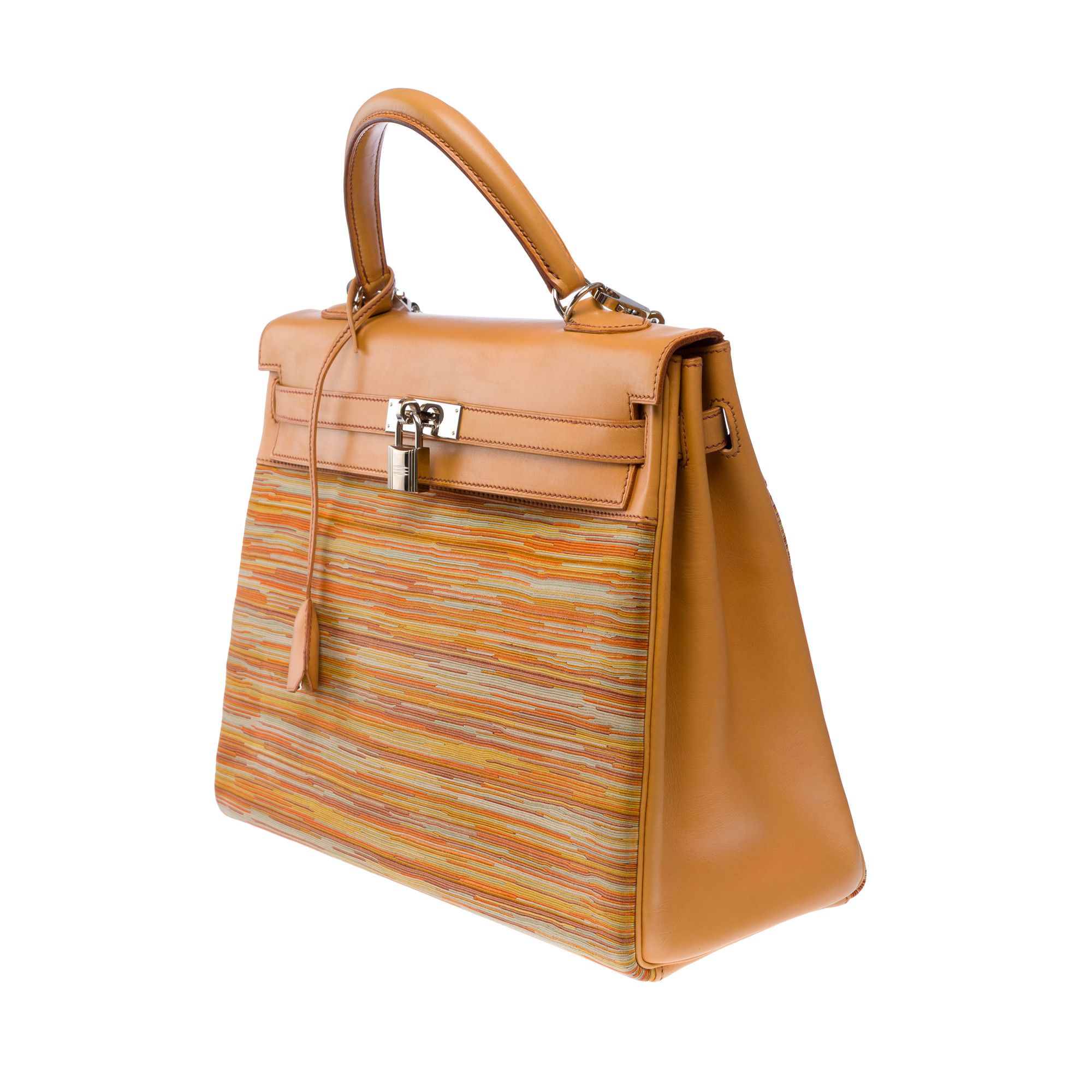 Hermes HERMES Kelly 35 in Beige Leather Size ONE SIZE - 5 Thumbnail