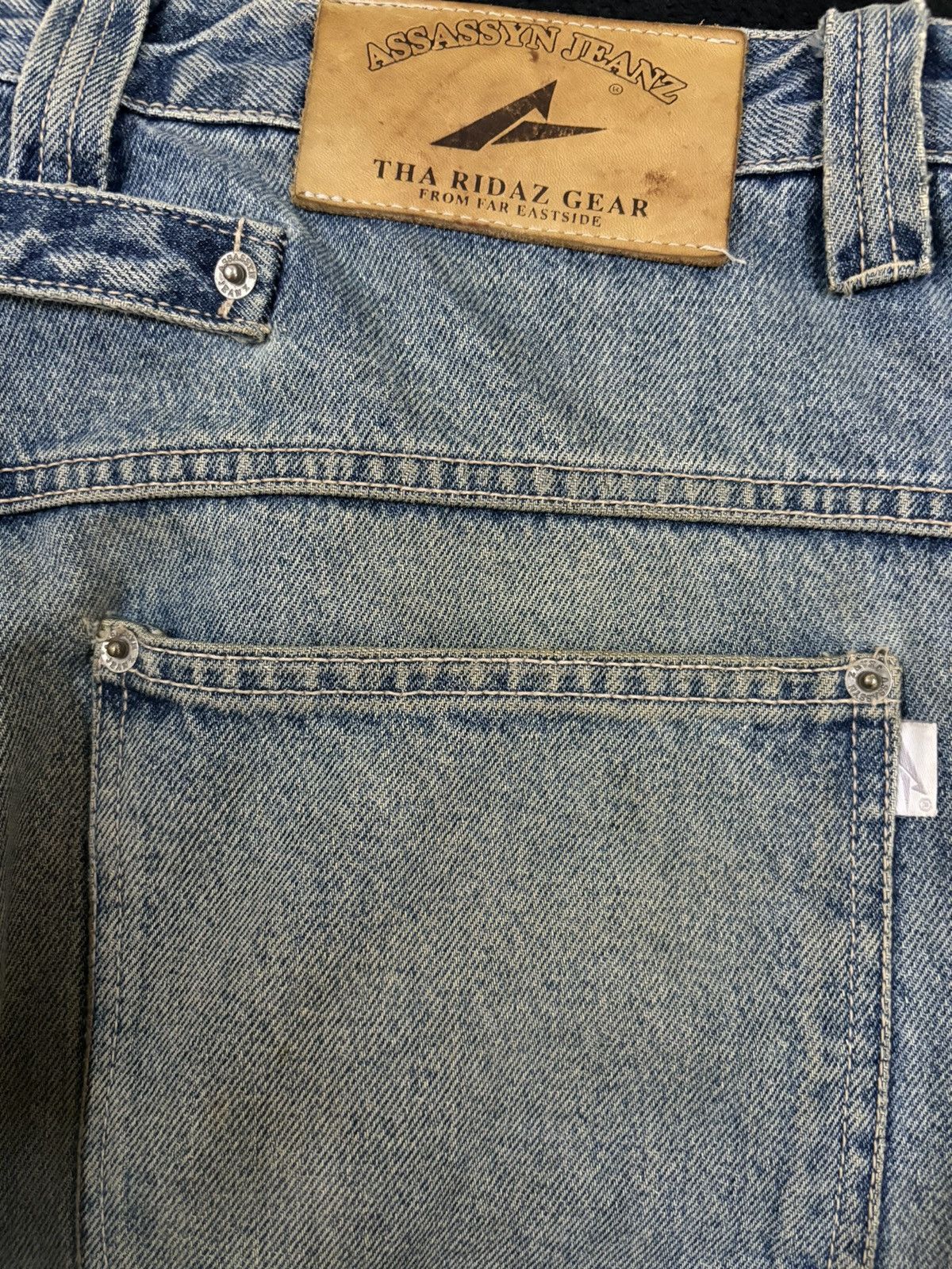 Southpole Vintage Assassyn Jeanz Mud Wash Utility Baggy Grunge Jeans Size US 34 / EU 50 - 15 Thumbnail