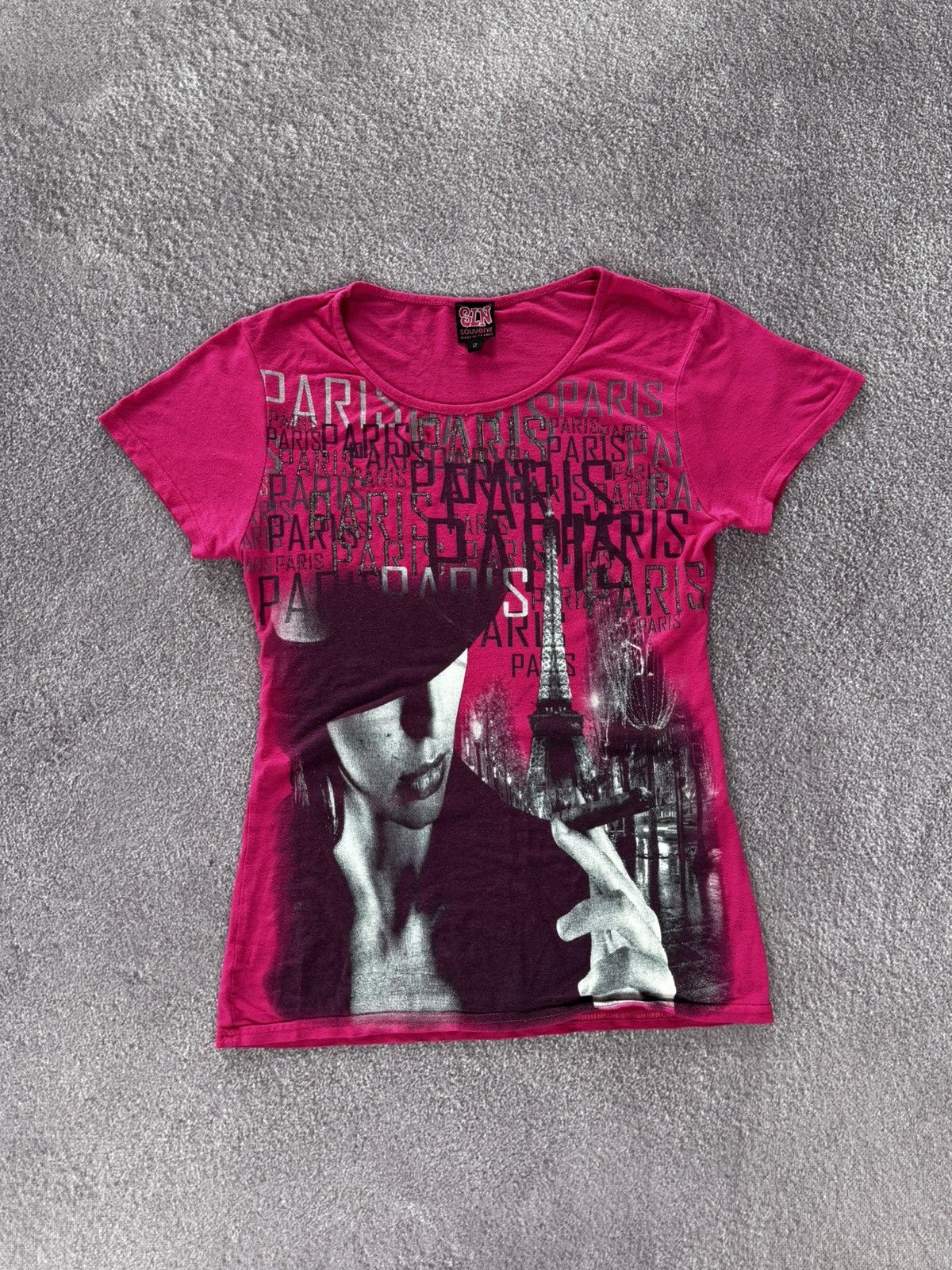 Hysteric Glamour Y2K Hysteric Glamour Style Paris Logo T-Shirt Size M / US 6-8 / IT 42-44 - 1 Thumbnail