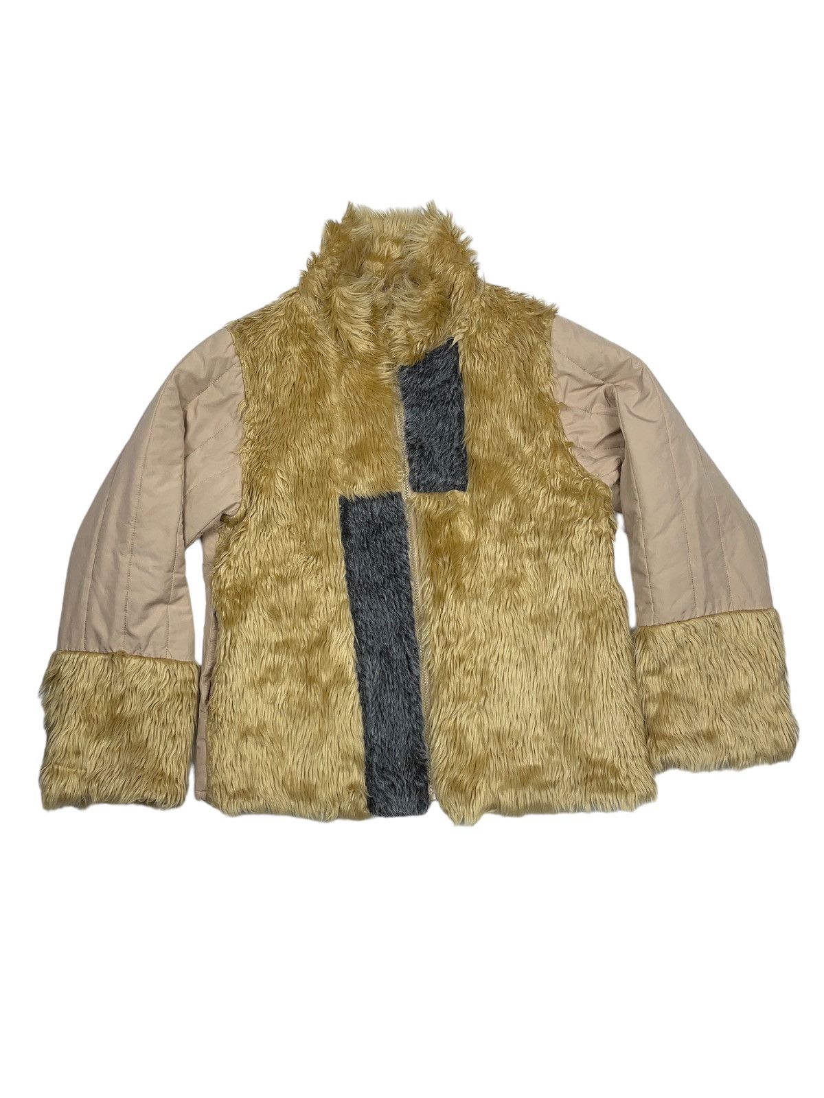 If Six Was Nine × Japanese Brand Vintage y2k Faux Fur Jacket Japanese Style Size L / US 10 / IT 46 - 1 Thumbnail