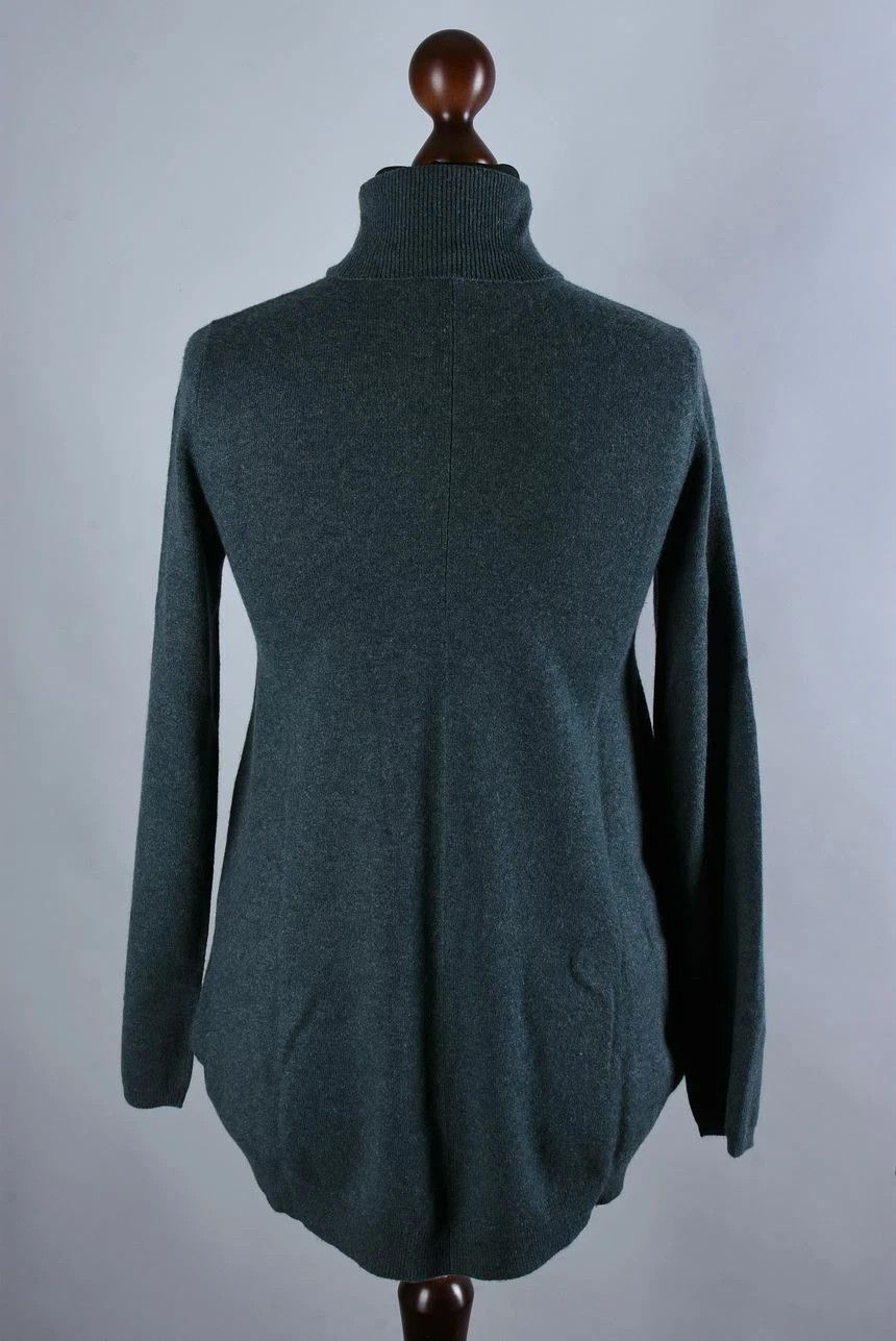 Brunello Cucinelli Women's Brunello Cucinelli Dark Green Turtleneck Size XS Size XS / US 0-2 / IT 36-38 - 3 Thumbnail