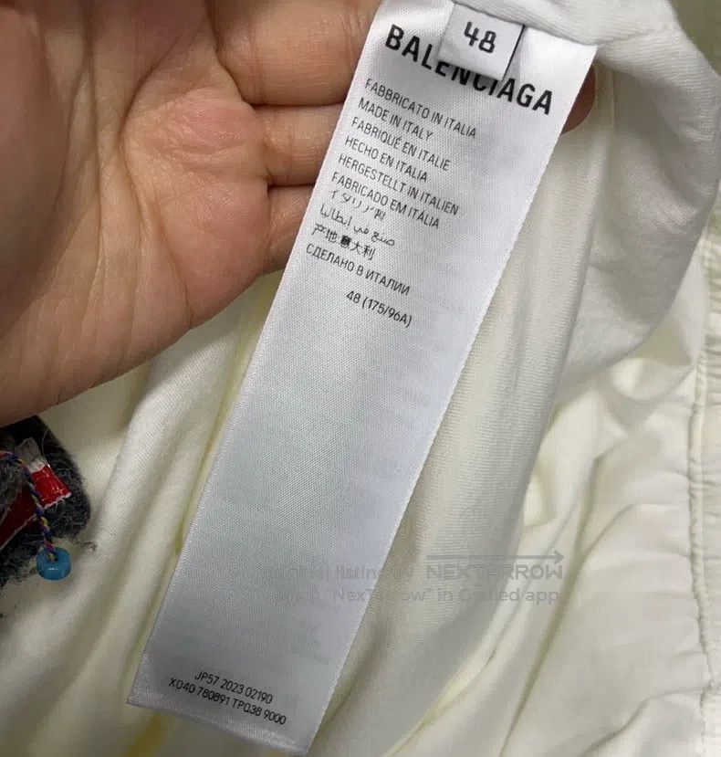 Balenciaga Balenciaga Letter Printed Zipper Collar Long Sleeve Jacket Size US S / EU 44-46 / 1 - 7 Thumbnail