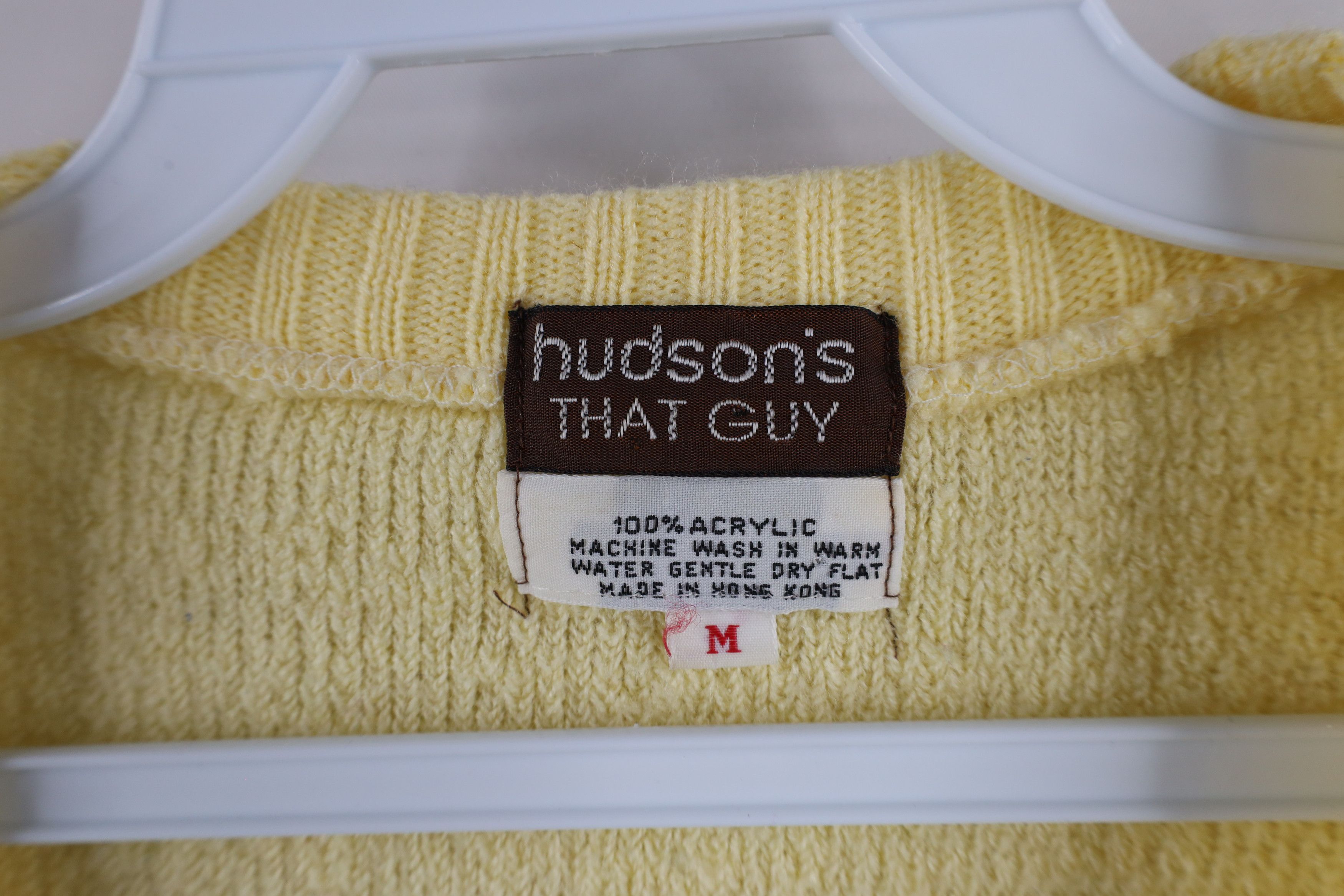Vintage Vintage 70s Streetwear Terry Cloth Knit Sweater Yellow Size US M / EU 48-50 / 2 - 4 Thumbnail