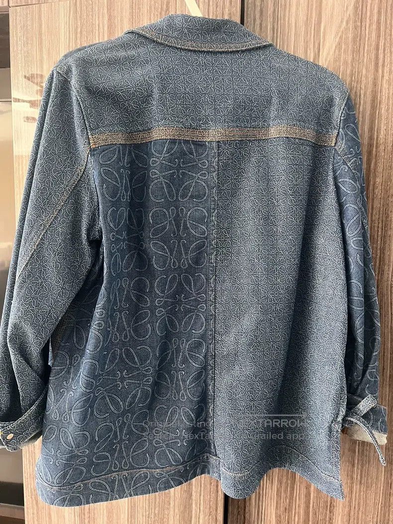Loewe LOEWE size 34 Contrast Leather Patchwork Jacquard Denim Jac Size US XS / EU 42 / 0 - 2 Thumbnail
