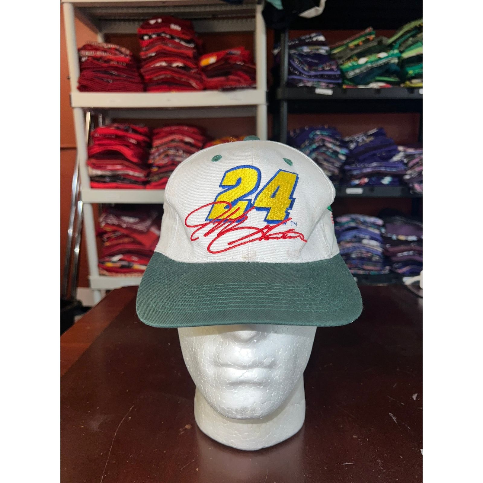Chase Authentics Vintage Jeff Gordon Snapback Quaker State Racing Cap Hat VTG Size ONE SIZE - 1 Thumbnail