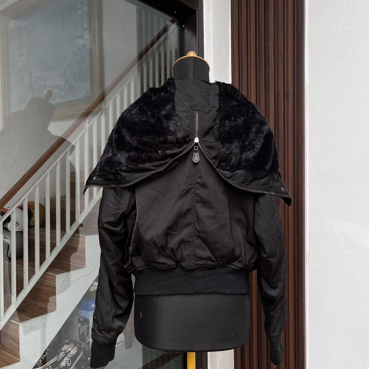 Japanese Brand Y2K Bomber Jacket Hooded by AZUL Size M / US 6-8 / IT 42-44 - 7 Thumbnail
