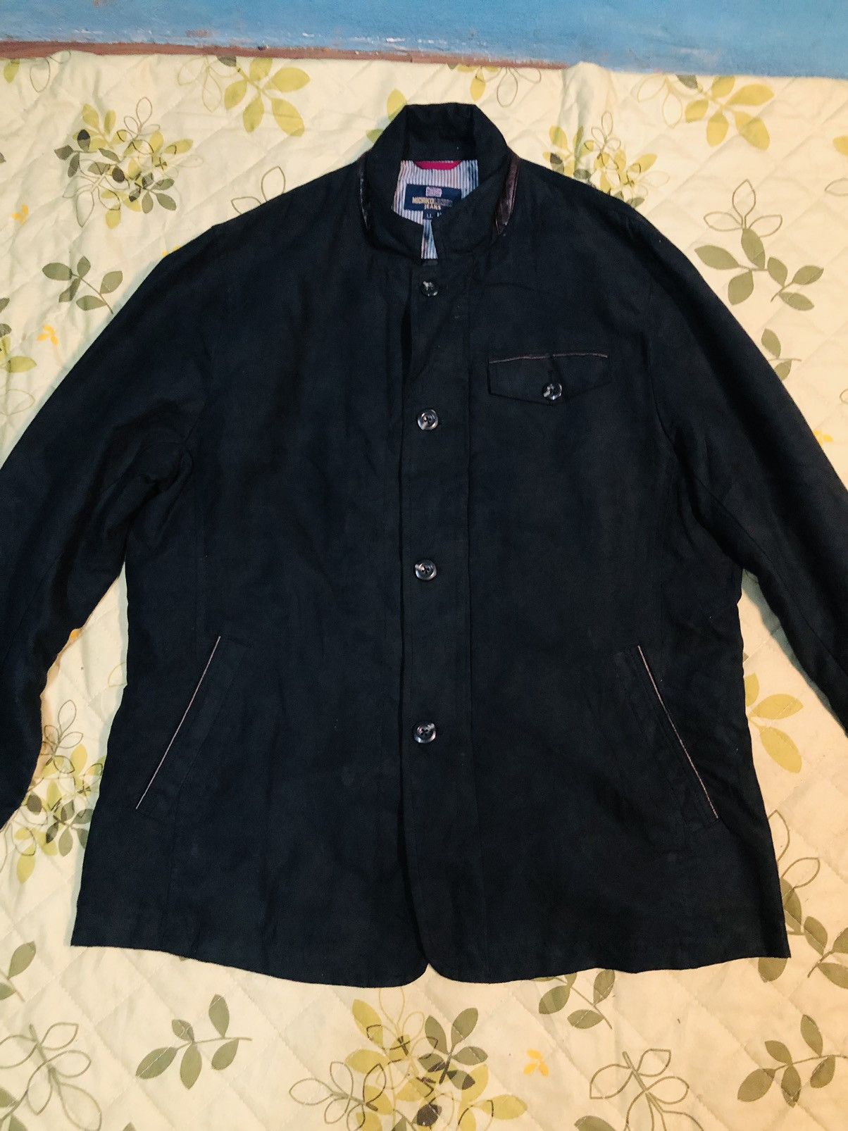 Michiko Koshino London Mochiko London Jeans Buttoned Jacket (31) Size US XL / EU 56 / 4 - 3 Thumbnail