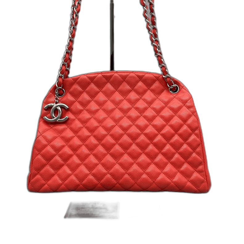 Chanel Chanel Red Quilted Bowling Chain Bag Size ONE SIZE - 1 Thumbnail