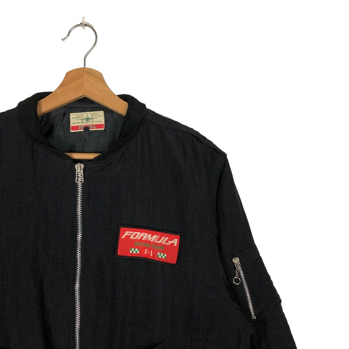 Japanese Brand 🔥90’s Riot Bomber Jacket Formula 1 Racing Ma-1 Design Size US M / EU 48-50 / 2 - 3 Thumbnail