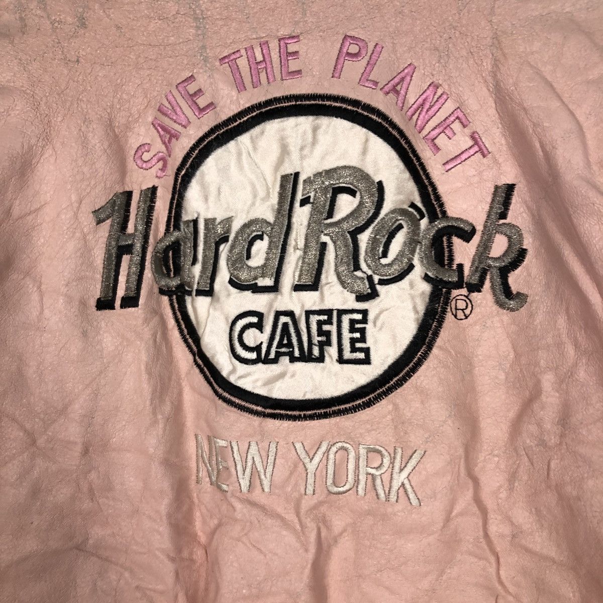 Vintage Vintage Bomber Leather Jacket Hard Rock Cafe New York Size US M / EU 48-50 / 2 - 13 Thumbnail