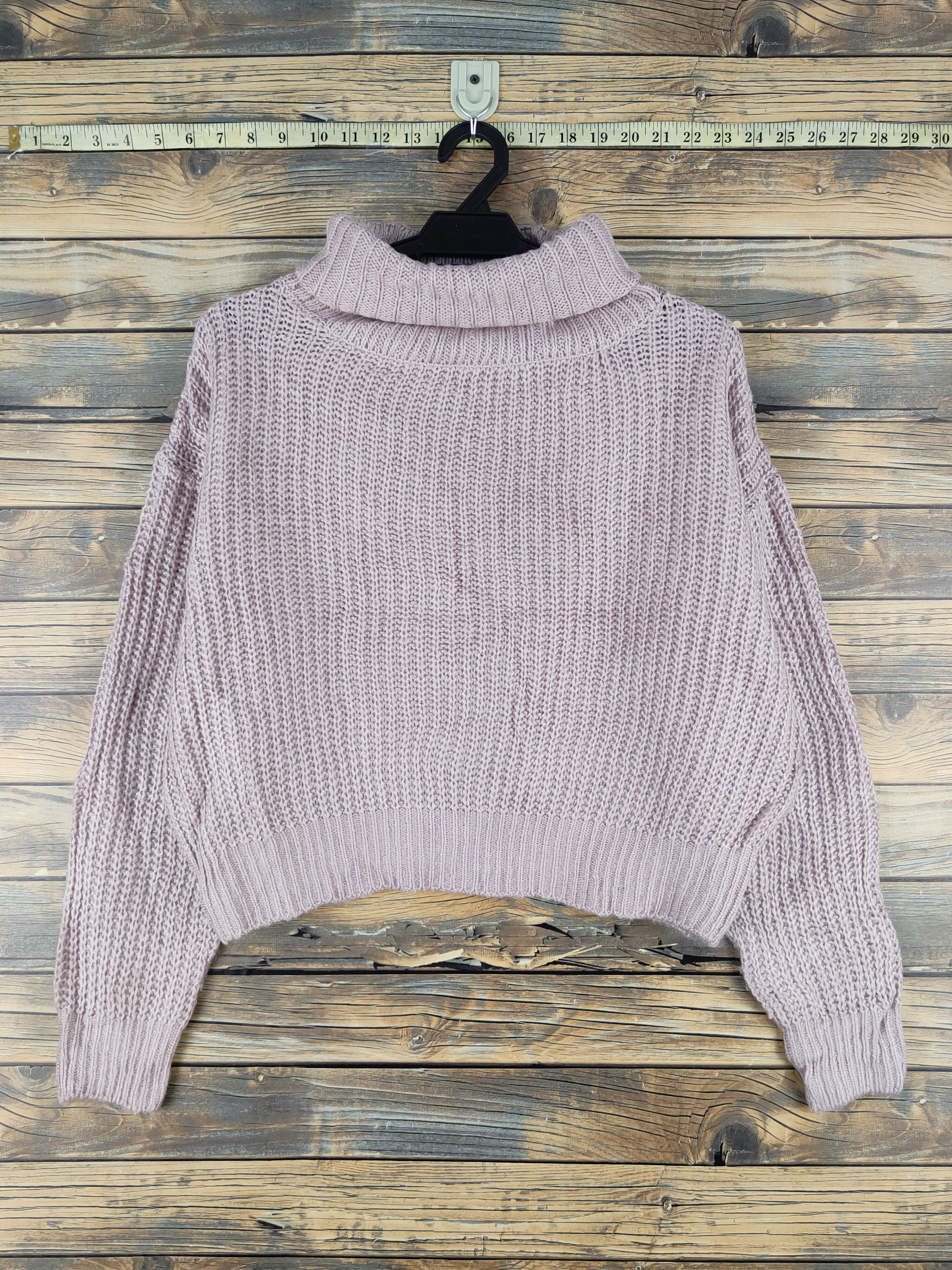 Ems Excite Pink Knitwear Crop Tops #W1178