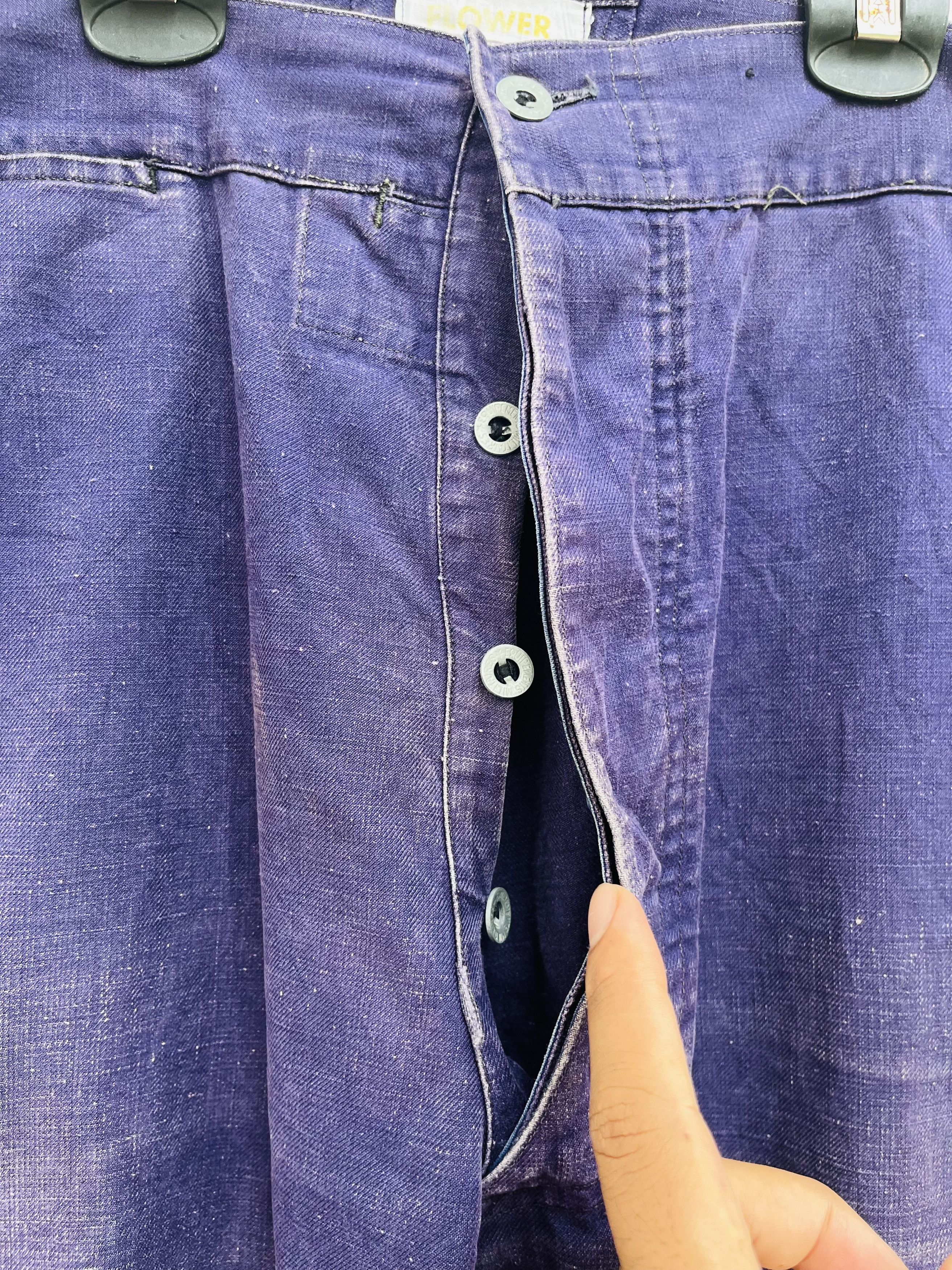 Vintage Vintage 1940s 50s Vintage French Army Work Trousers Size US 34 / EU 50 - 5 Thumbnail