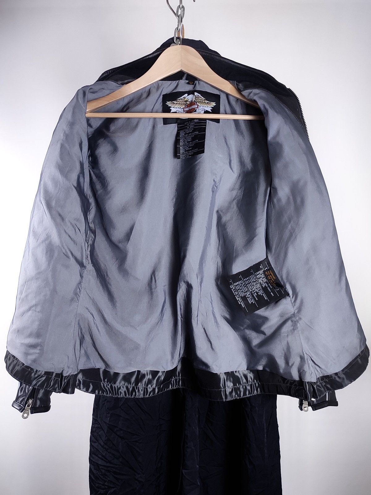 Harley Davidson Harley Davidson Reflective Nylon Biker Jacket Vintage 90s Size US L / EU 52-54 / 3 - 15 Thumbnail