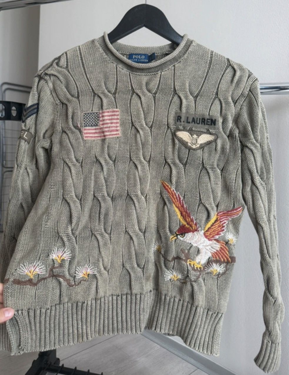 Polo Ralph Lauren Polo Ralph Lauren cable knitted sweater Size S / US 4 / IT 40 - 1 Thumbnail
