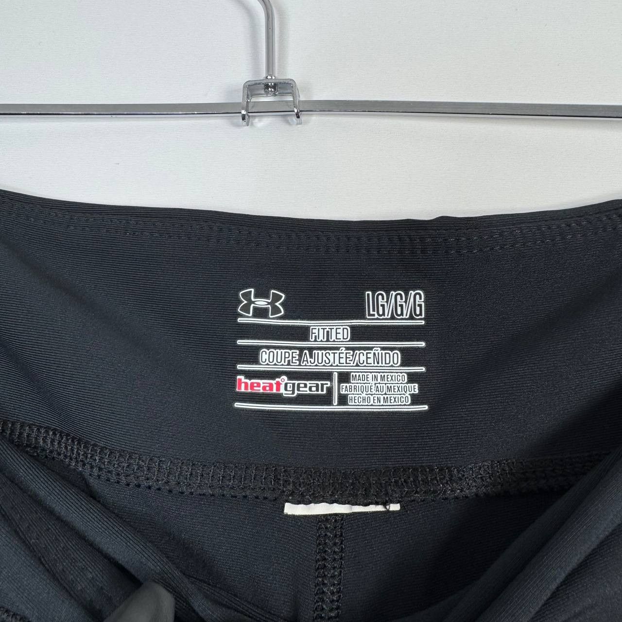 Under Armour Under Armour HeatGear Compression Leggings Womens Black L Size 33" - 4 Thumbnail