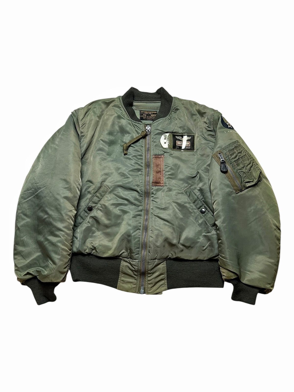 Buzz Rickson's × Toyo Enterprises Buzz Rickson’s Bomber Jacket MA-1 Usaf Harley Davidson Size US M / EU 48-50 / 2 - 1 Thumbnail