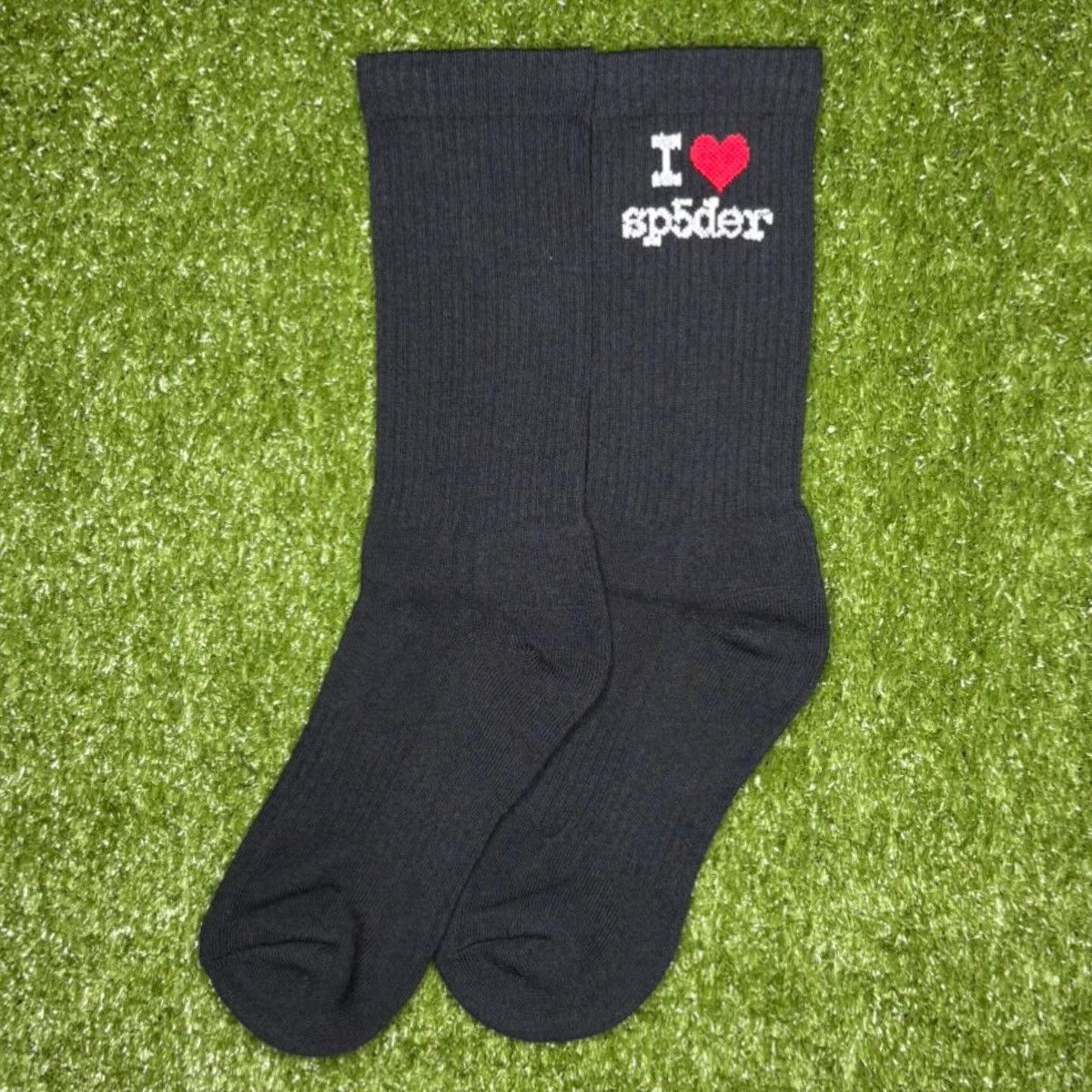 Sp5der Sp5der Worldwide Black Souvenir Socks Size ONE SIZE - 2 Thumbnail