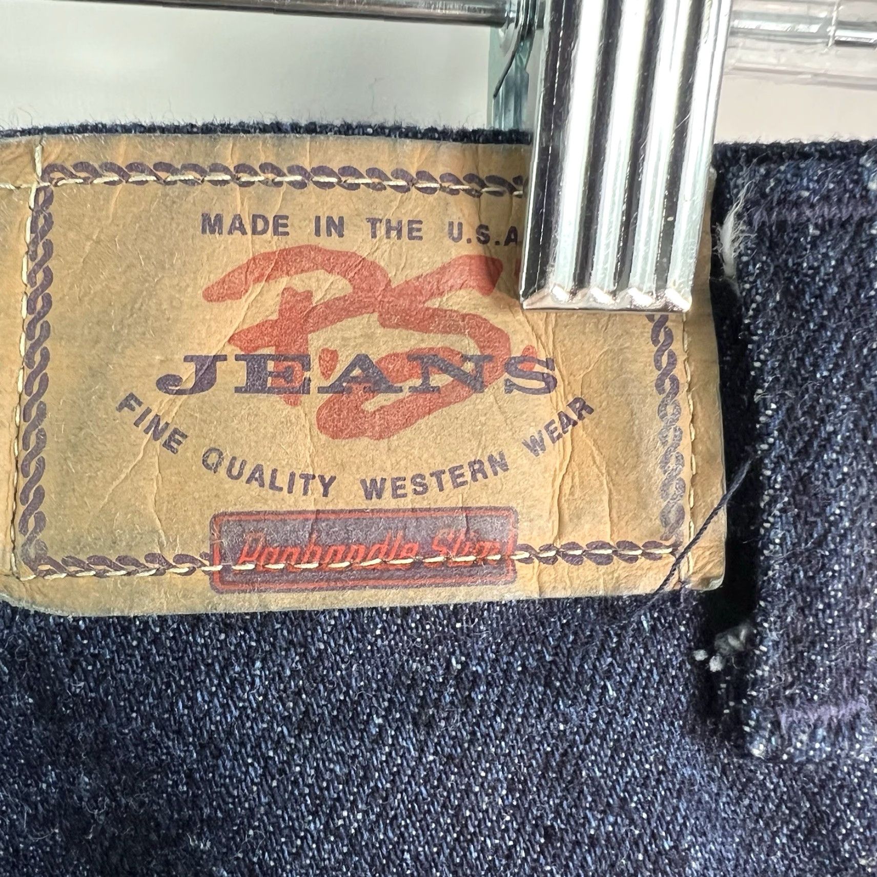 Vintage VINTAGE Panhandle Slim Western Denim Jeans Women’s 30x32 SZ 9/10 Dark Blue USA Slim Straight 30 32 Womens Size 32" / US 10 / IT 46 - 6 Thumbnail