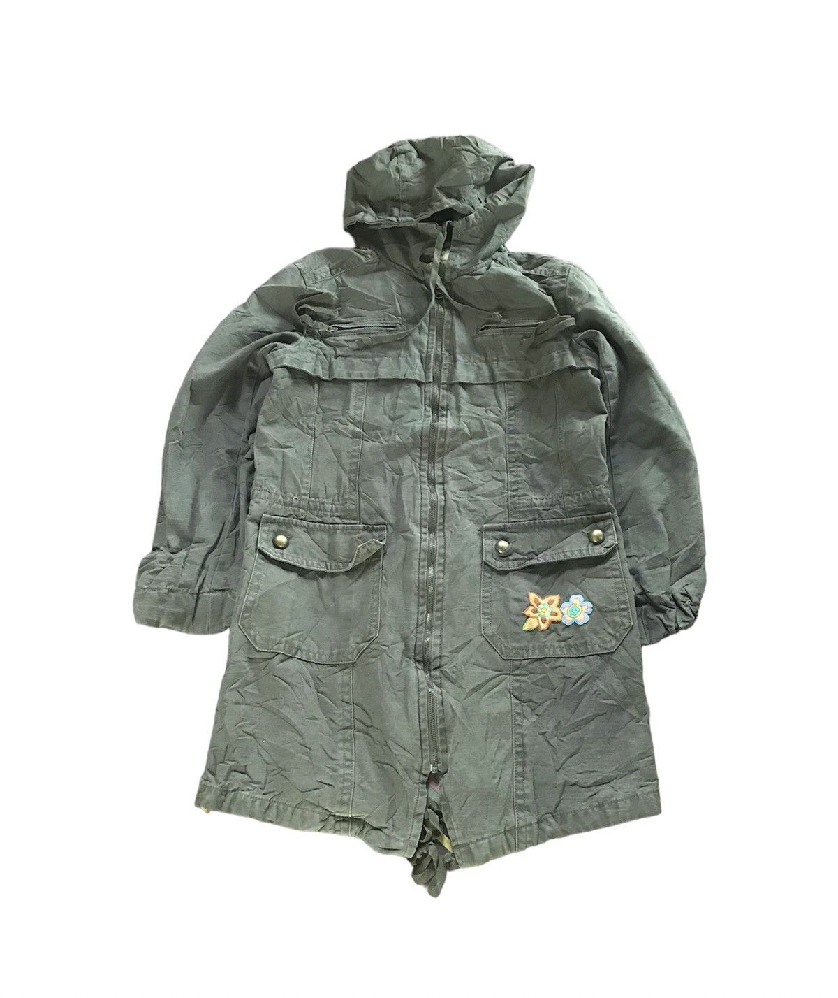Japanese Brand MILITARY FLOWER PASTE LADIES Size S / US 4 / IT 40 - 2 Thumbnail