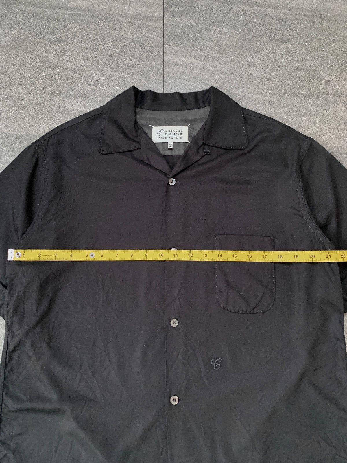 Maison Margiela FREE IMPORT TAX C Embroidery Viscose Camp Collar Shirt Size US M / EU 48-50 / 2 - 13 Thumbnail
