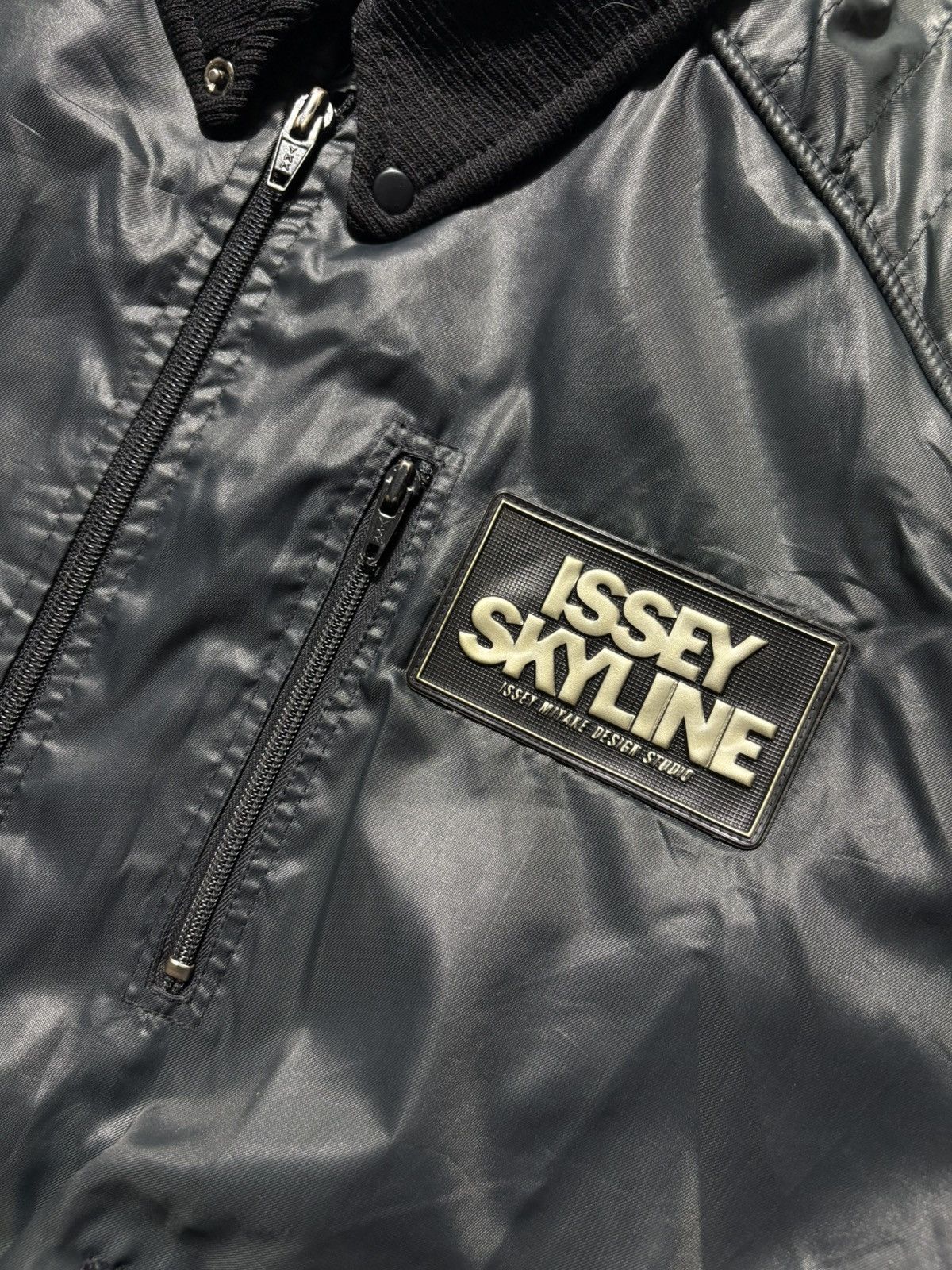 Issey Miyake 80’s ISSEY MIYAKE DESIGN SKYLINE STUDIO RACING JACKET Size US L / EU 52-54 / 3 - 6 Thumbnail