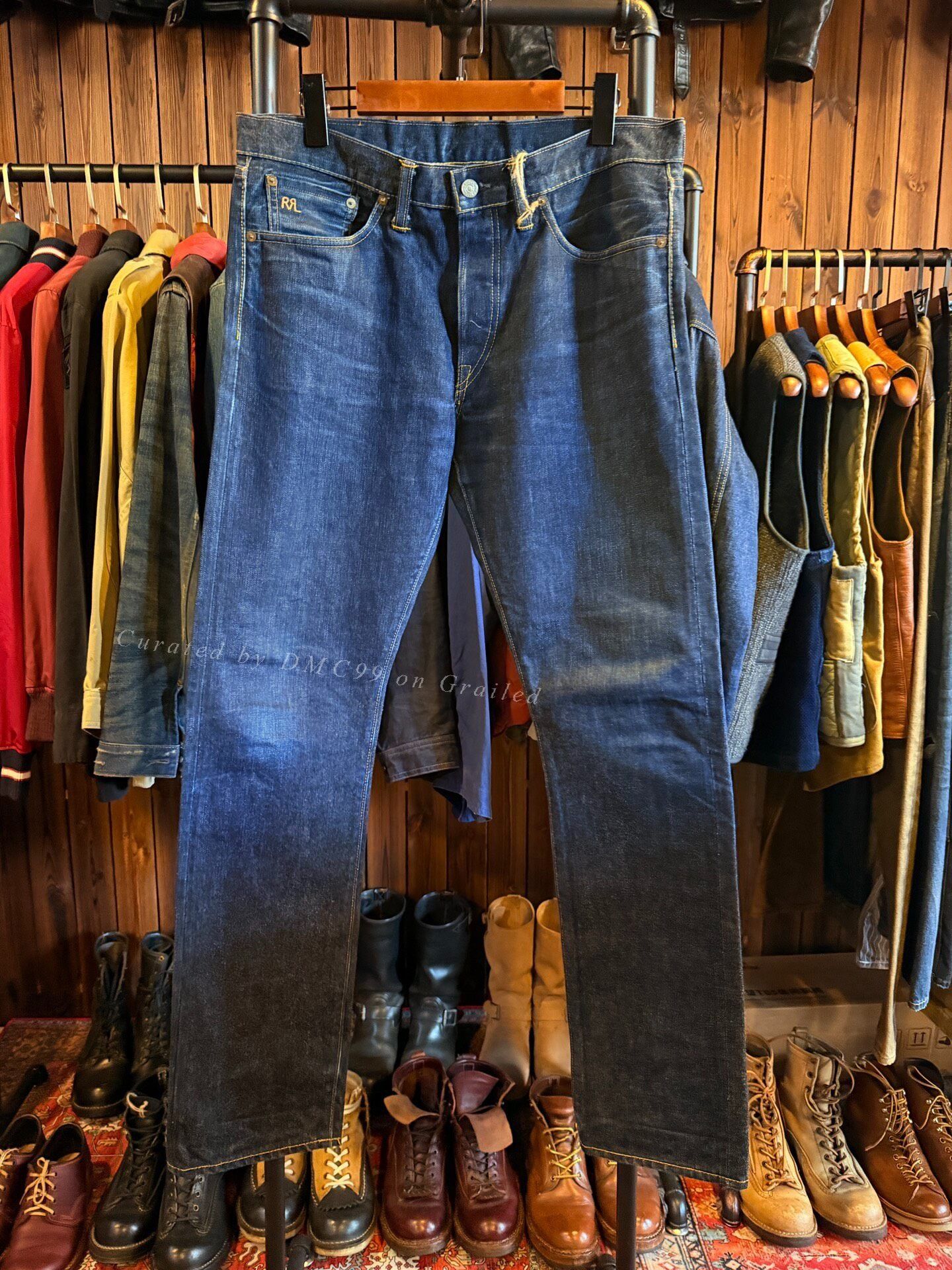 RRL Ralph Lauren RRL 32x32 Classic Blue Jeans Size US 32 / EU 48 - 1 Thumbnail