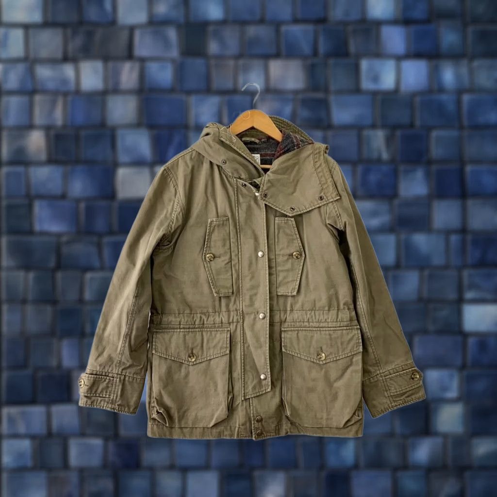 Engineered Garments Engineered Garments Storm Parka Size M Khaki Cotton Solid men's Casual USED Size US M / EU 48-50 / 2 - 1 Thumbnail
