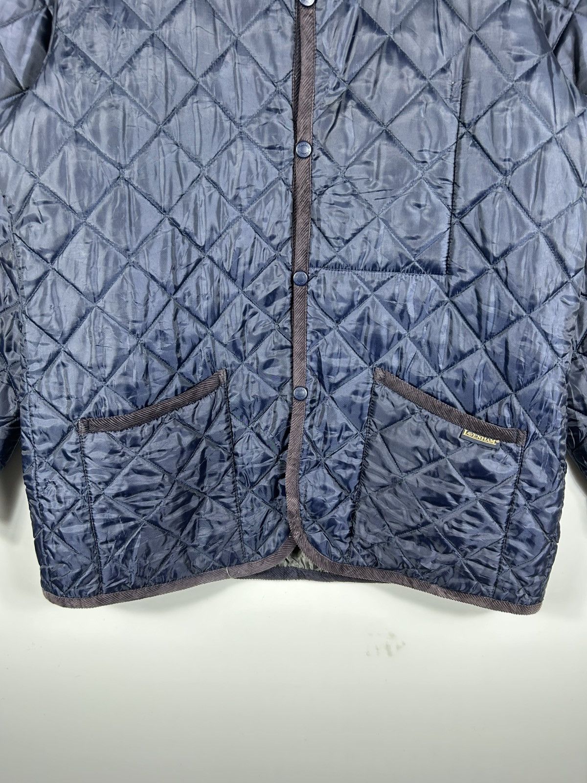 Lavenham × Vintage 🔥Lavenham Hooded Snap Button Quilted Jacket Size US L / EU 52-54 / 3 - 5 Thumbnail